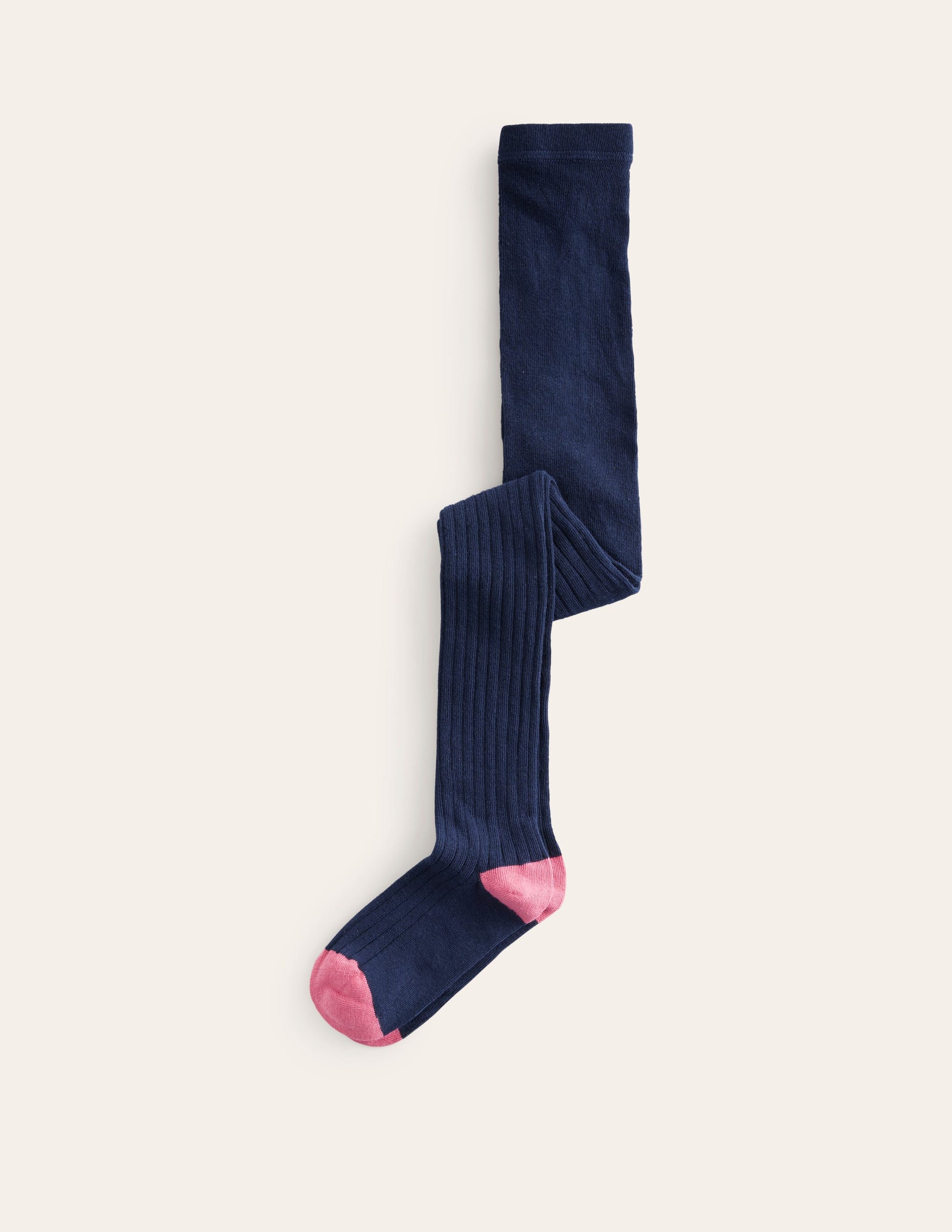 Ribbed Tights-French Navy-1