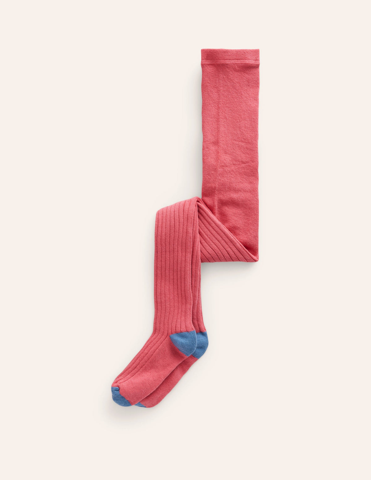 Ribbed Tights-Rose Petal Pink - Image 1