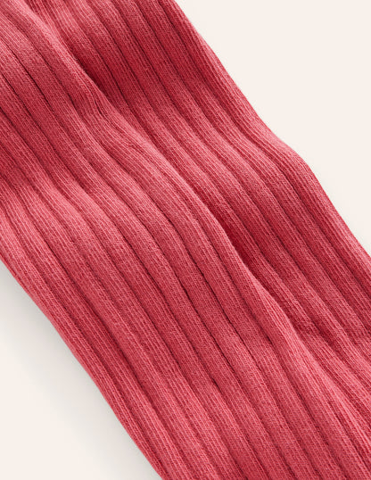 Ribbed Tights-Rose Petal Pink-2