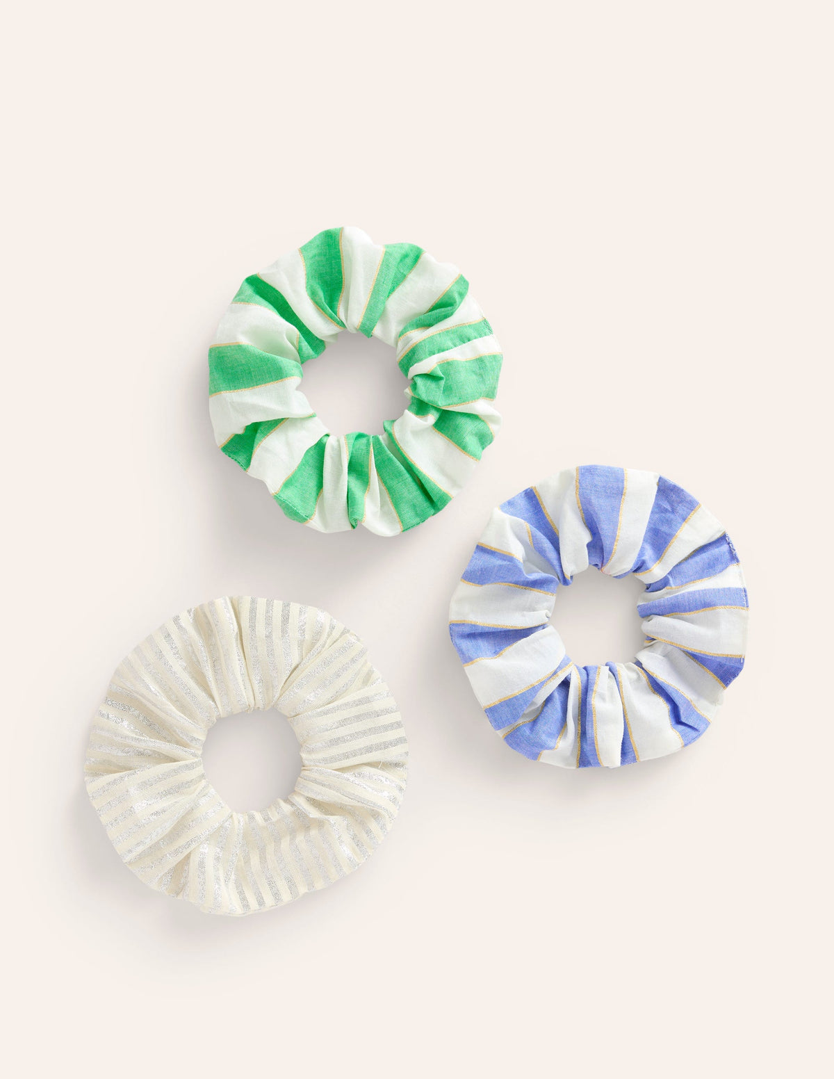 Scrunchie 3 pack-Multi Stripe - Image 1