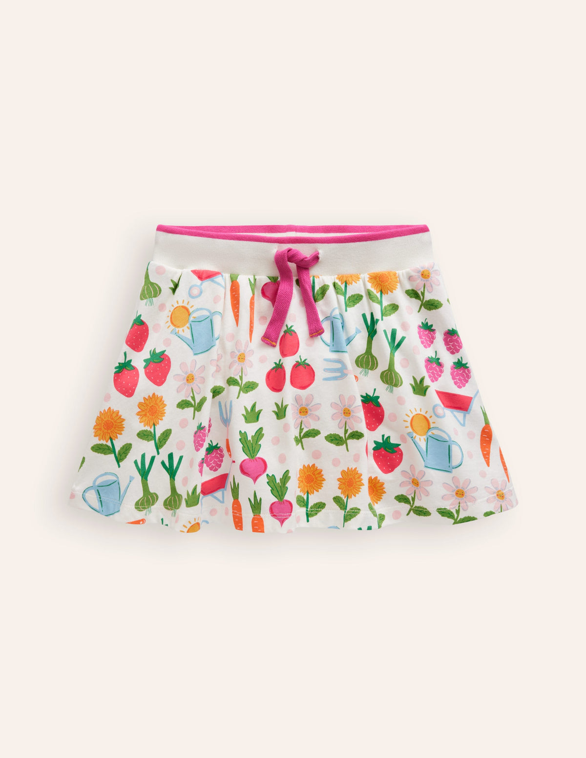 Printed Jersey Skort-Multi Grow Your Own-1