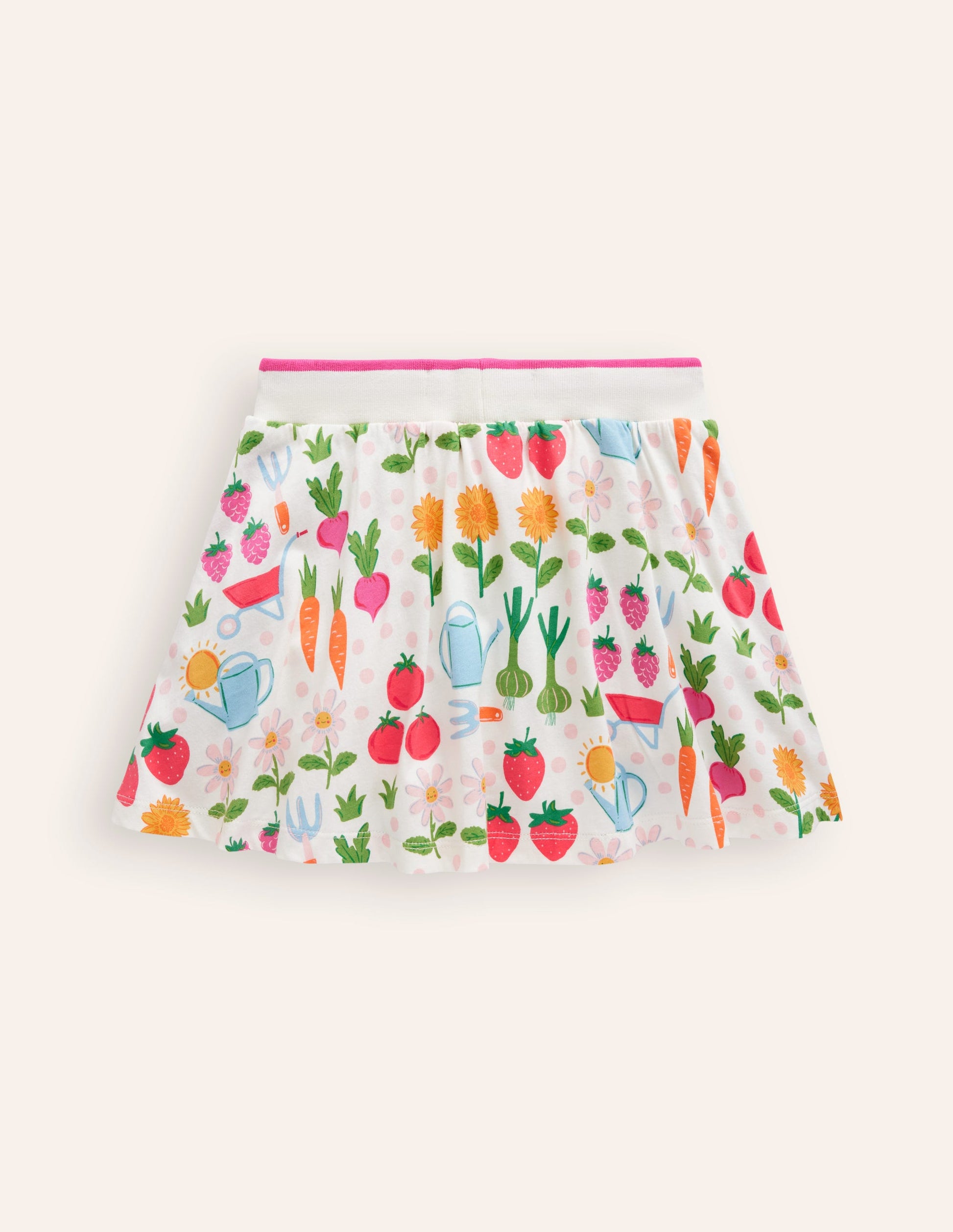 Printed Jersey Skort-Multi Grow Your Own-2