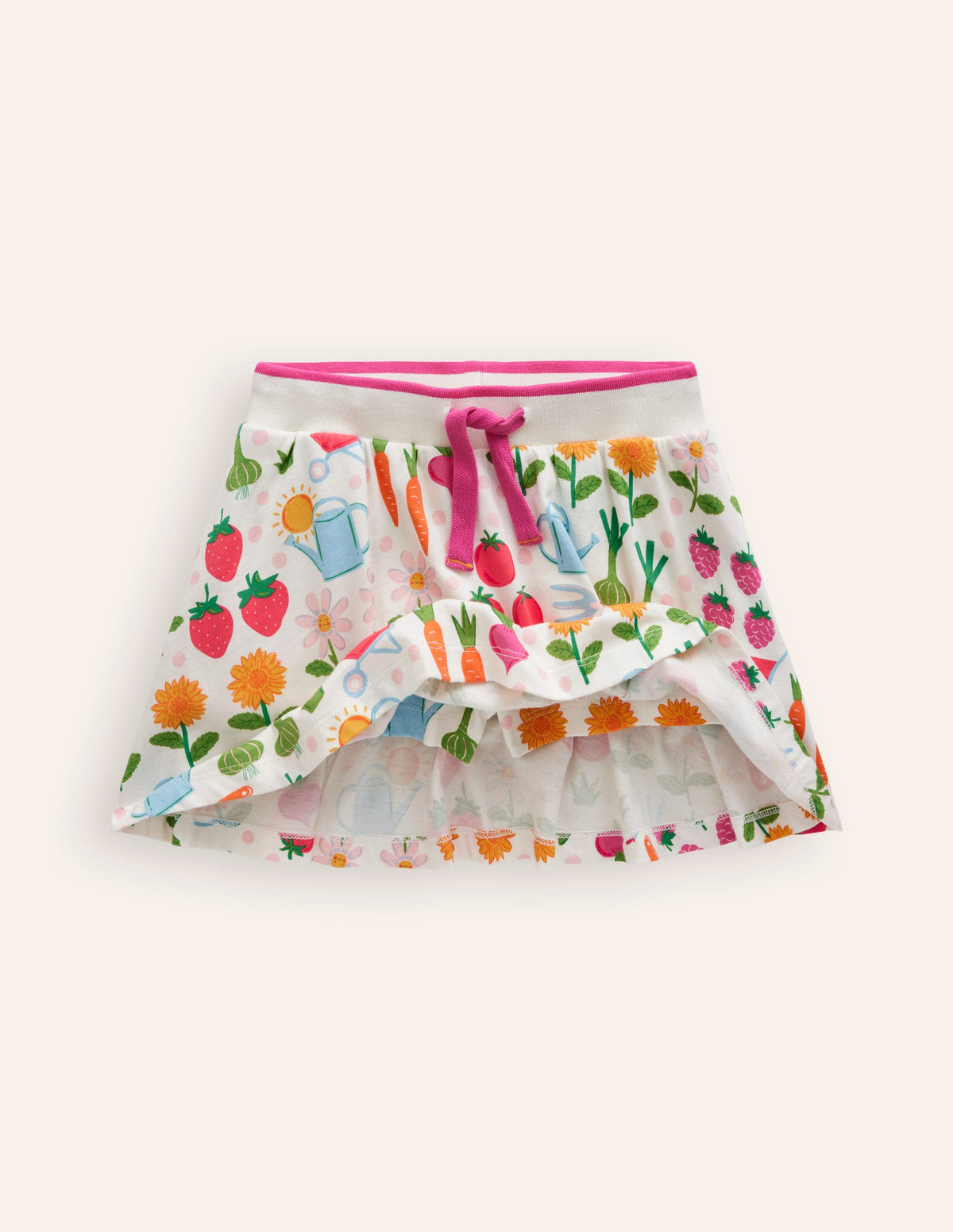 Printed Jersey Skort-Multi Grow Your Own-4
