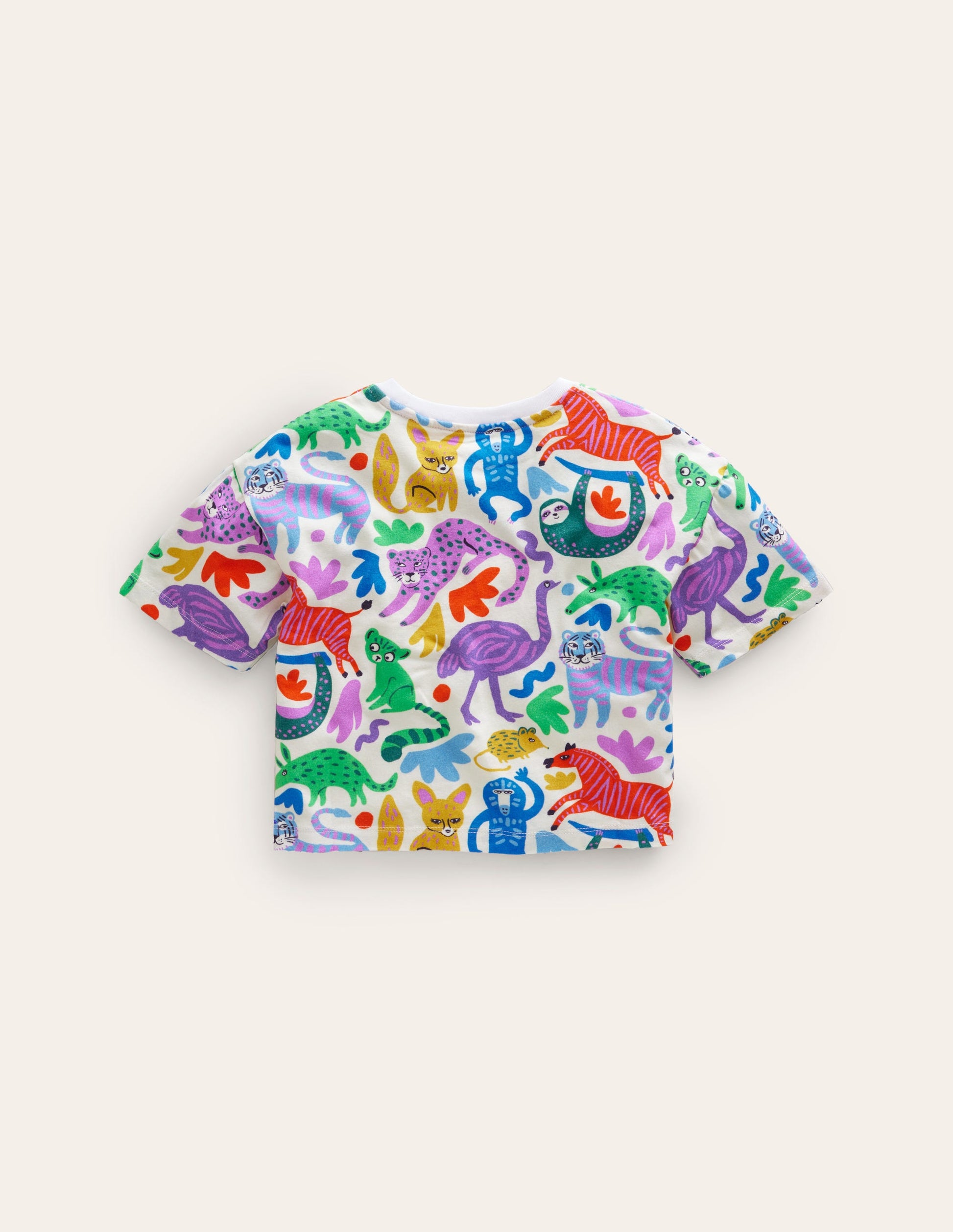Relaxed T-shirt-Multi Safari Friends-2