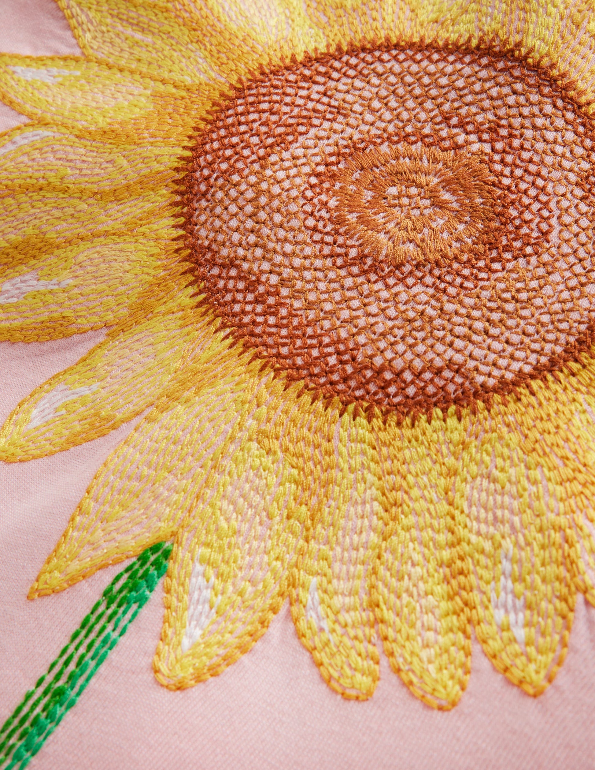Superstitch Logo T-Shirt-Ballet Pink Sunflower-3