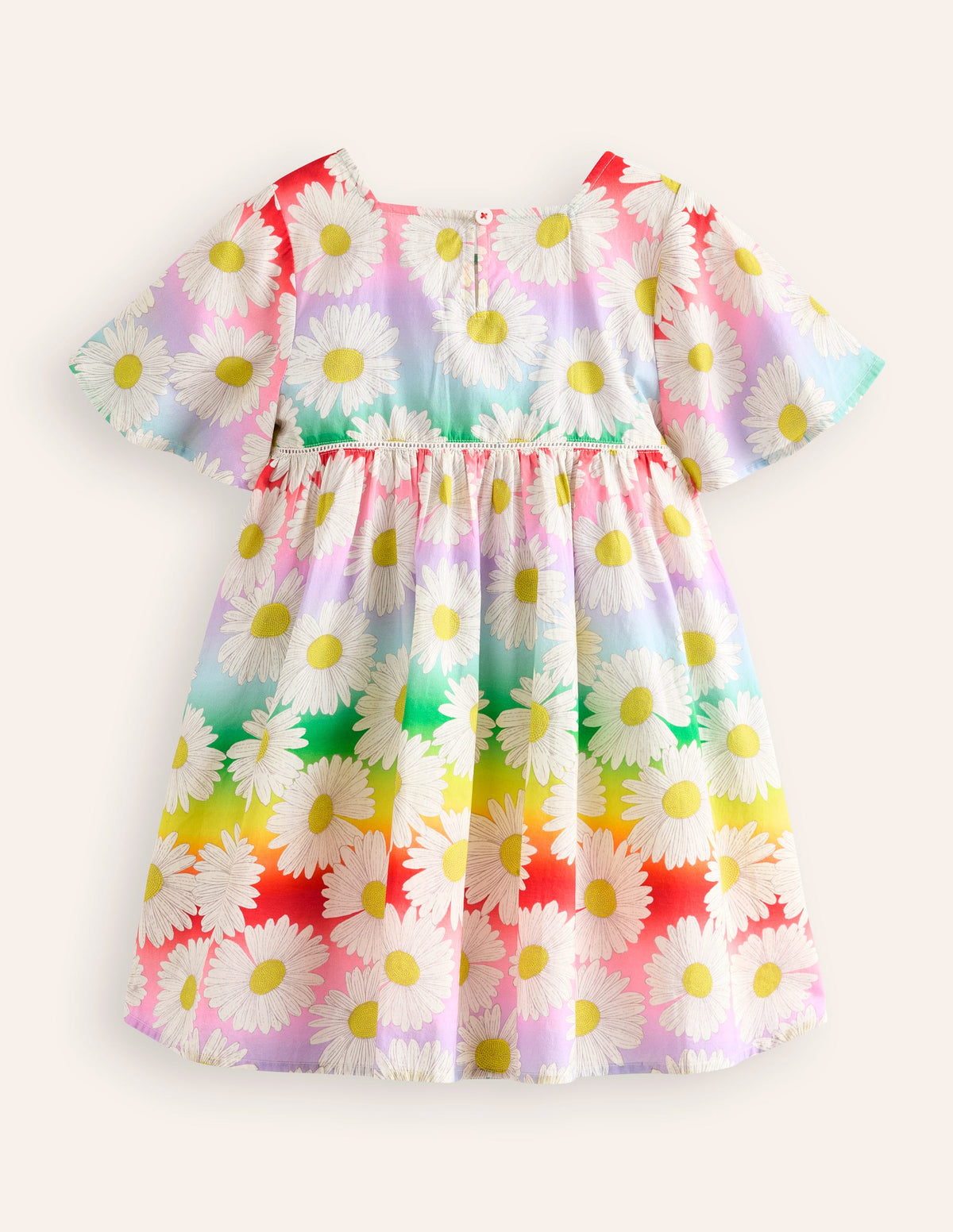 Lightweight Holiday Dress-Multi Ombre Daisy-2