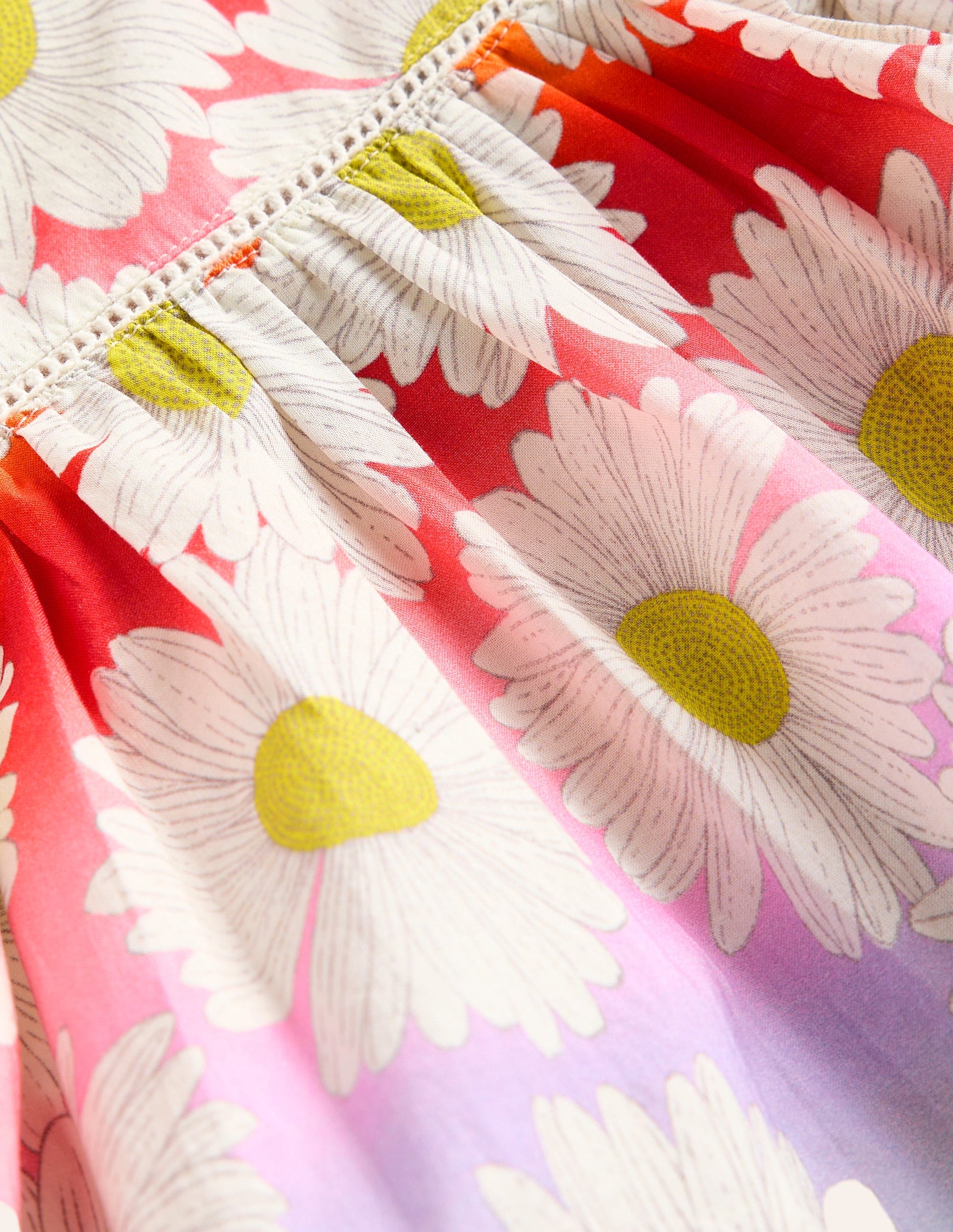 Lightweight Holiday Dress-Multi Ombre Daisy-3