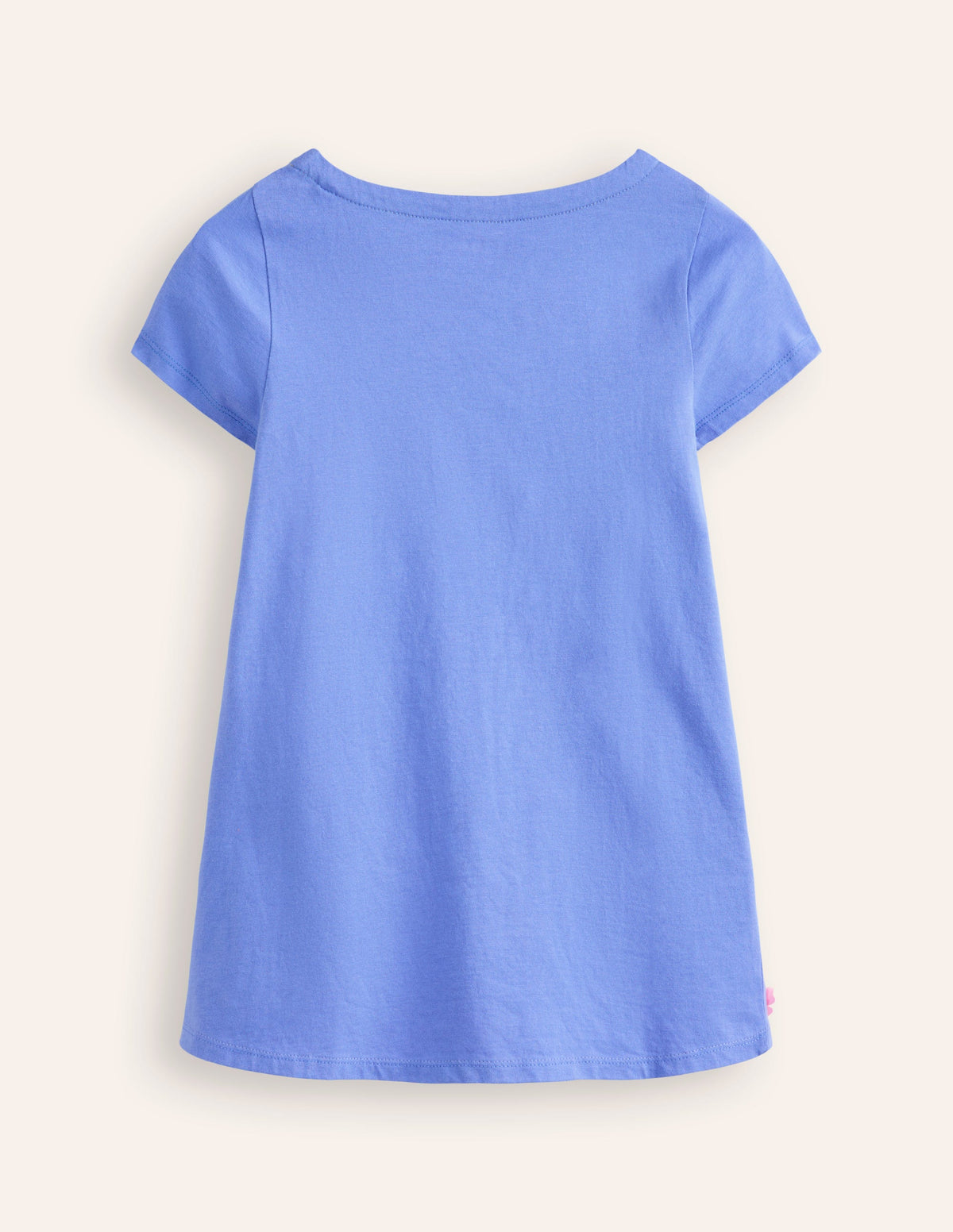 Short Sleeve Appliqué Tunic-Surf Blue Bunny - Image 2