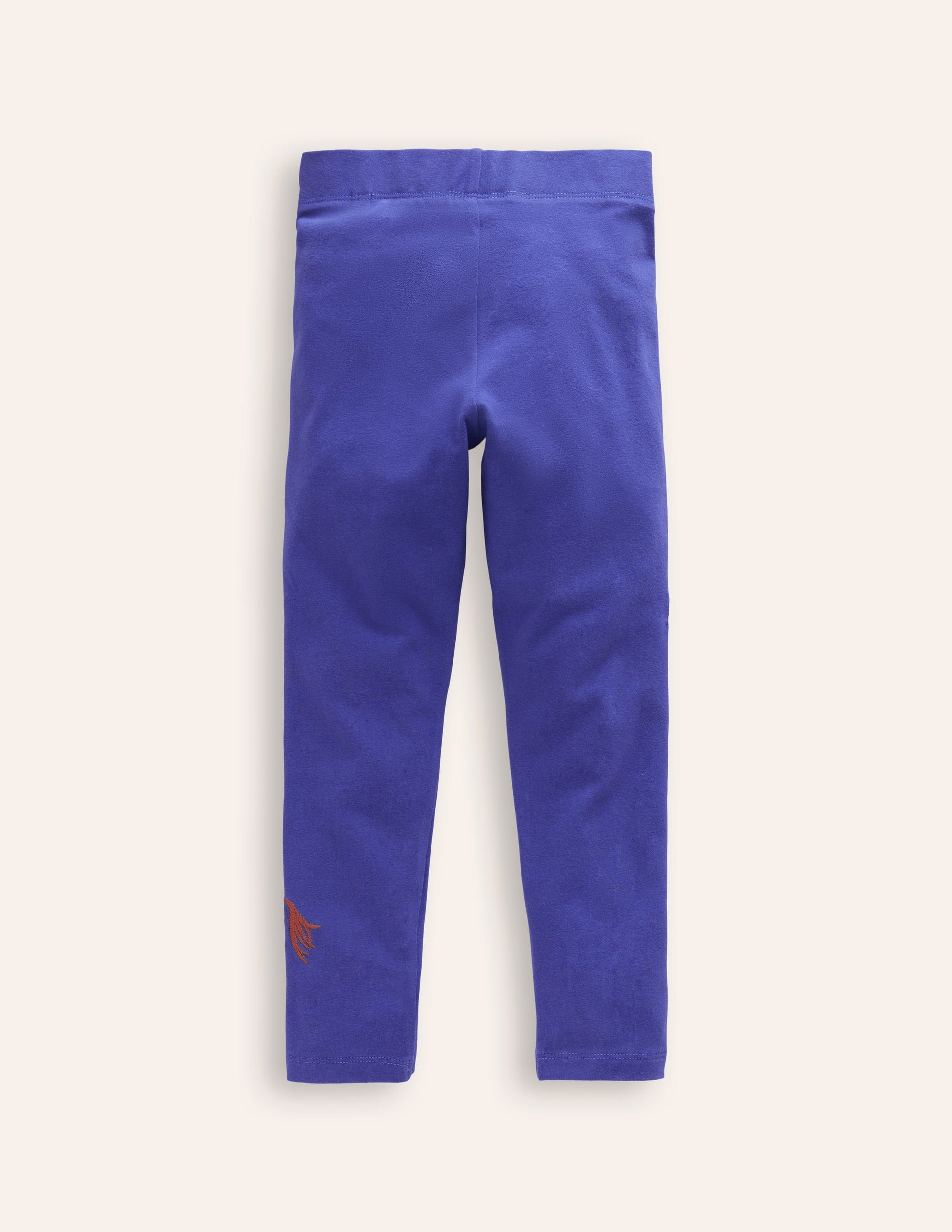 Appliqué Leggings-Navy Unicorns-2