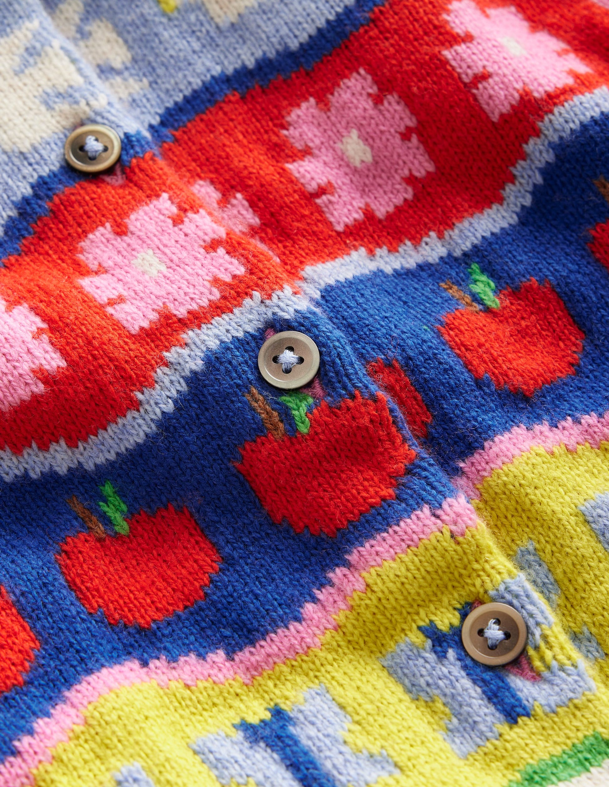 Edie Fair Isle Cardigan-Multi Rainbow-4