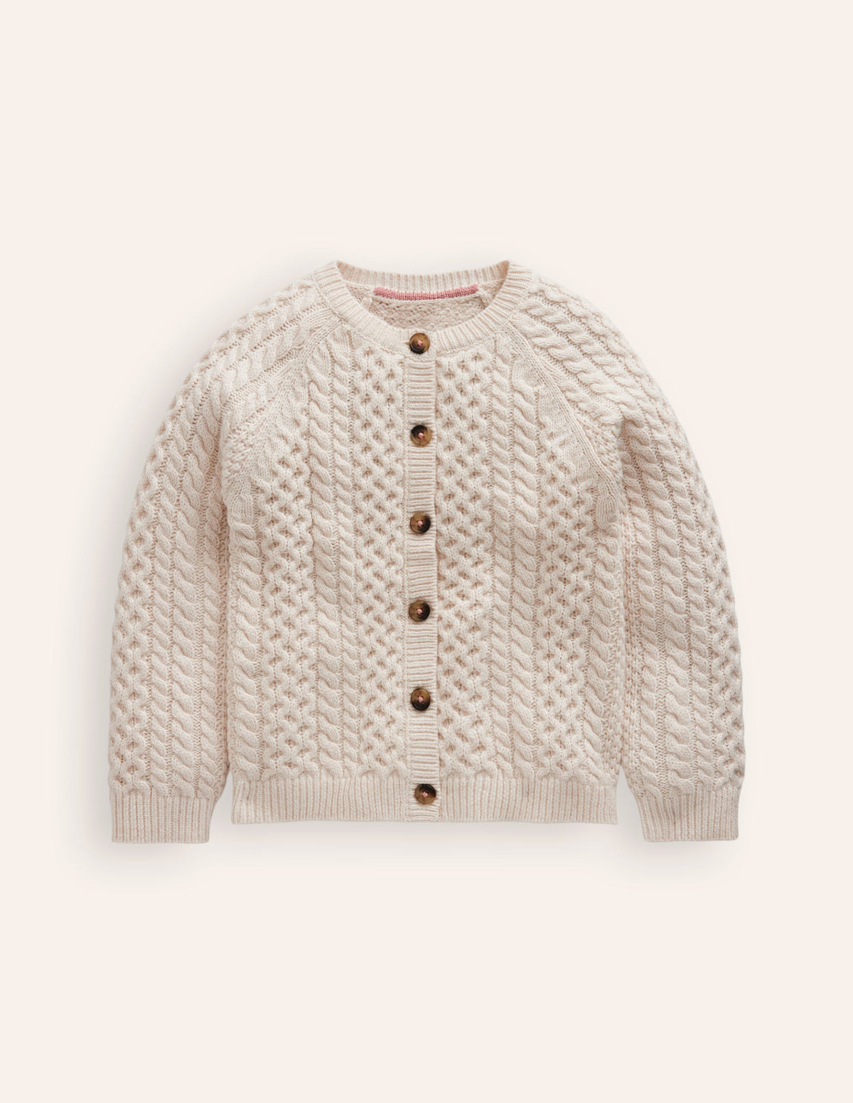 Cable Cardigan-Ecru - Image 1