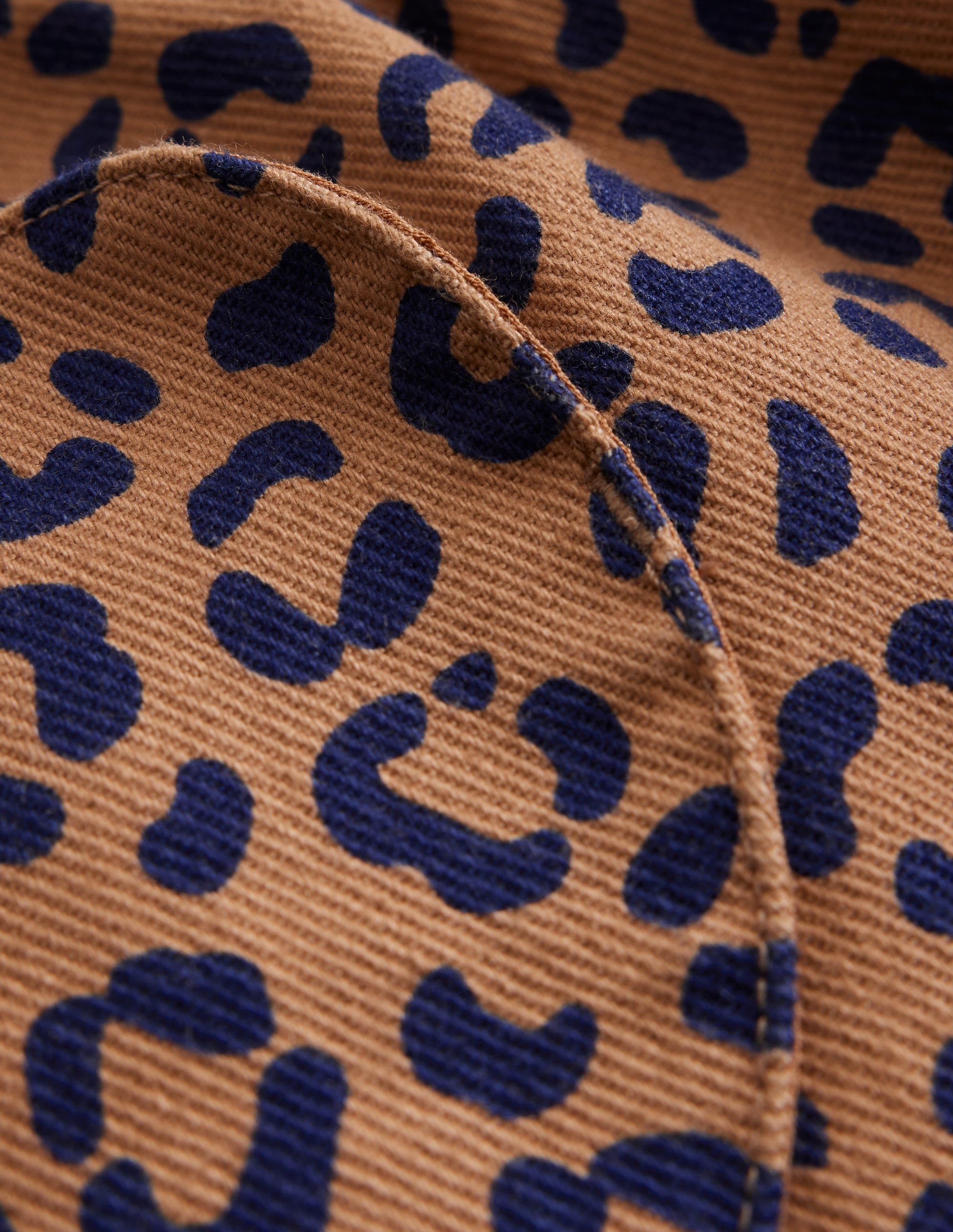 Heart Pocket Pull On Trousers-Leopard - Image 7
