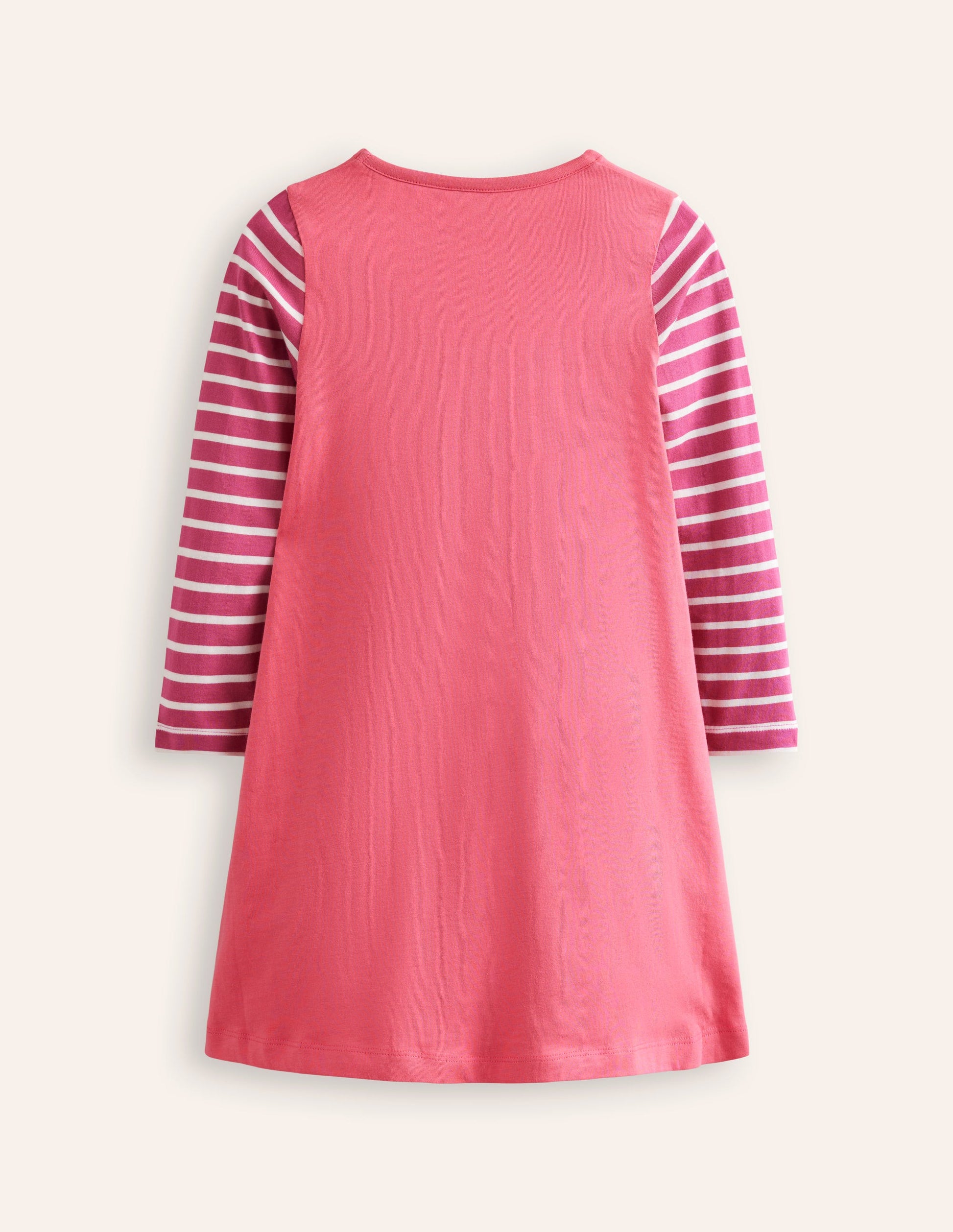 Elsie Big Appliqué Dress-Rapture Rose Pink Mice-2