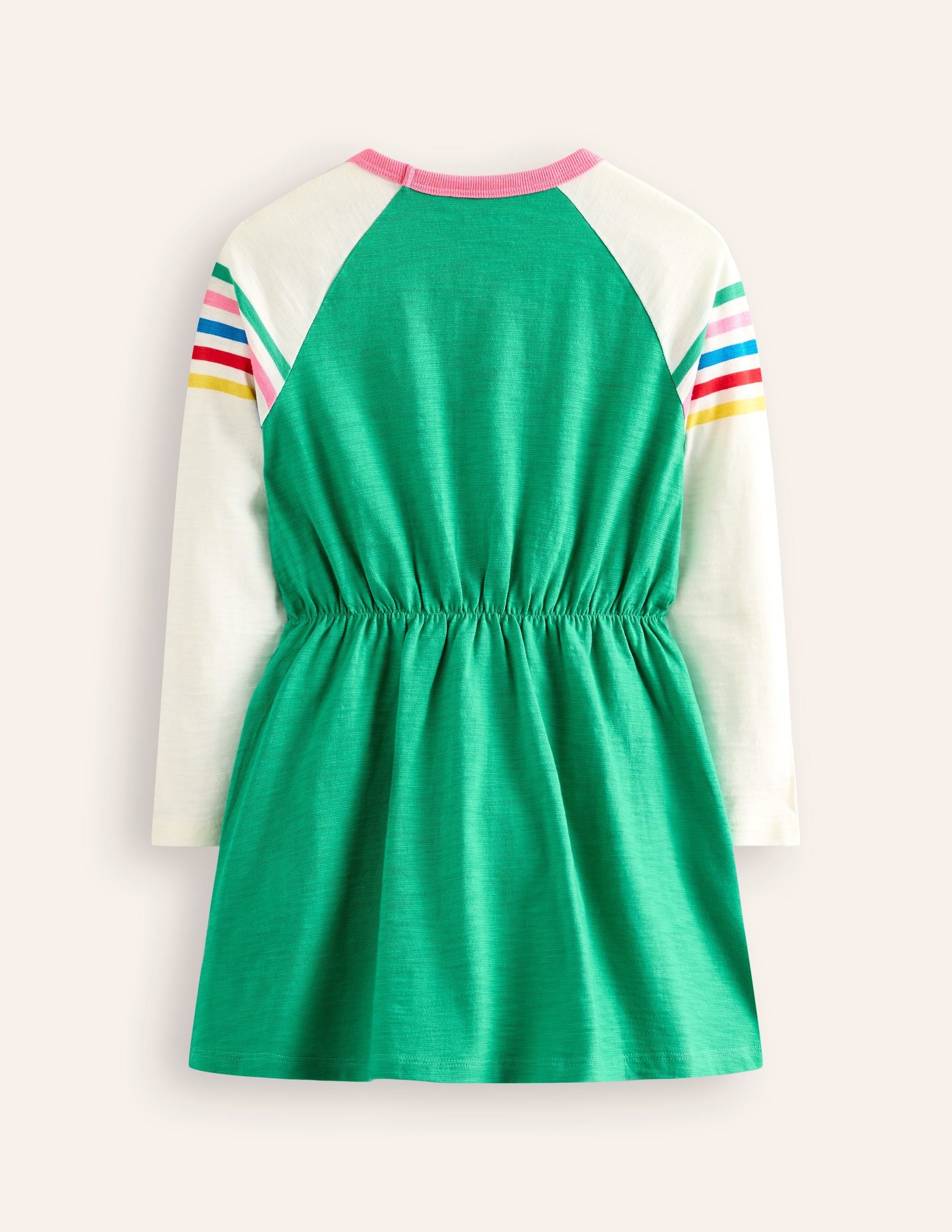 Raglan Logo Dress-Topaz Green Sausage Dog - Image 2