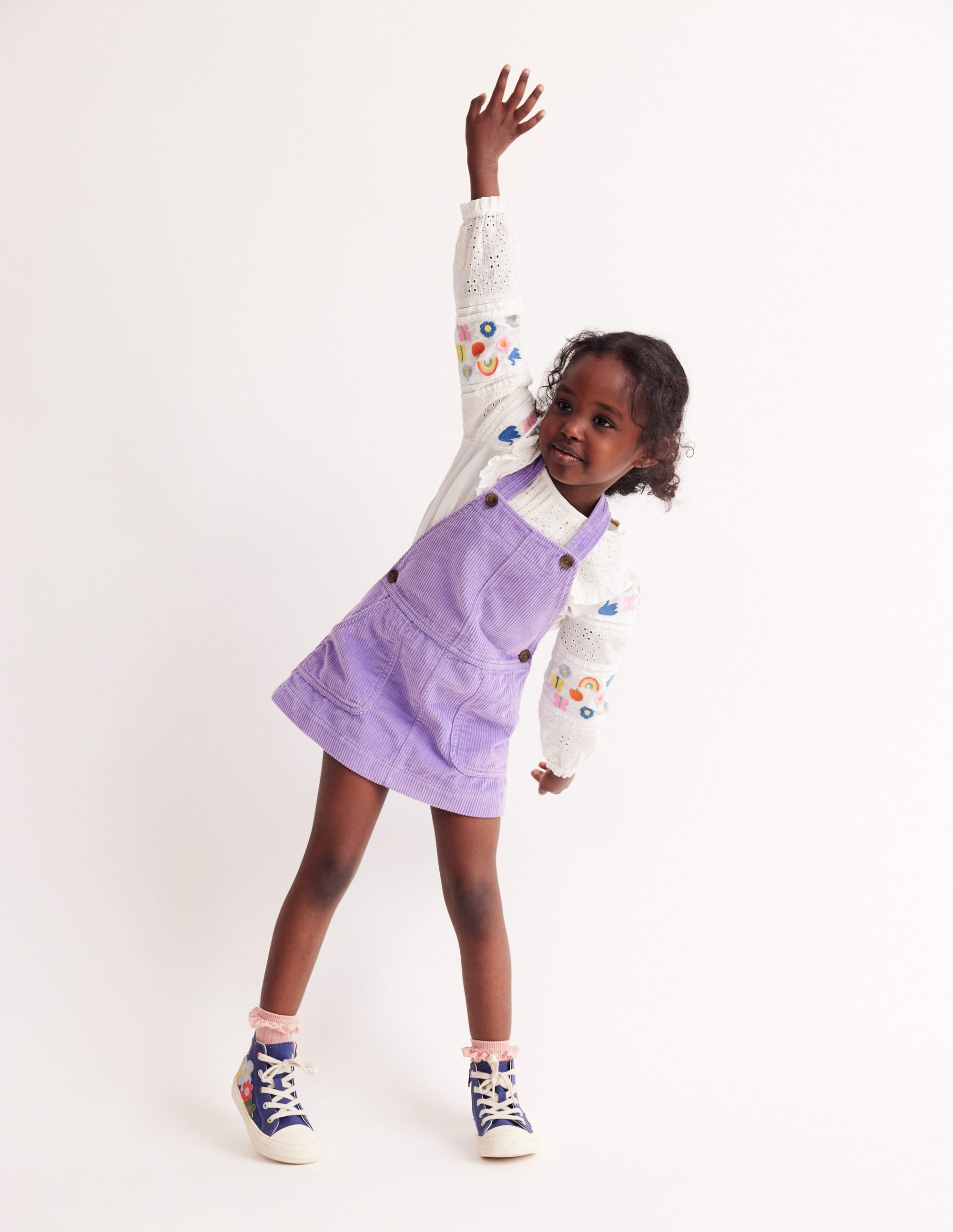 Embroidered Broderie Top-Vanilla White - Image 6