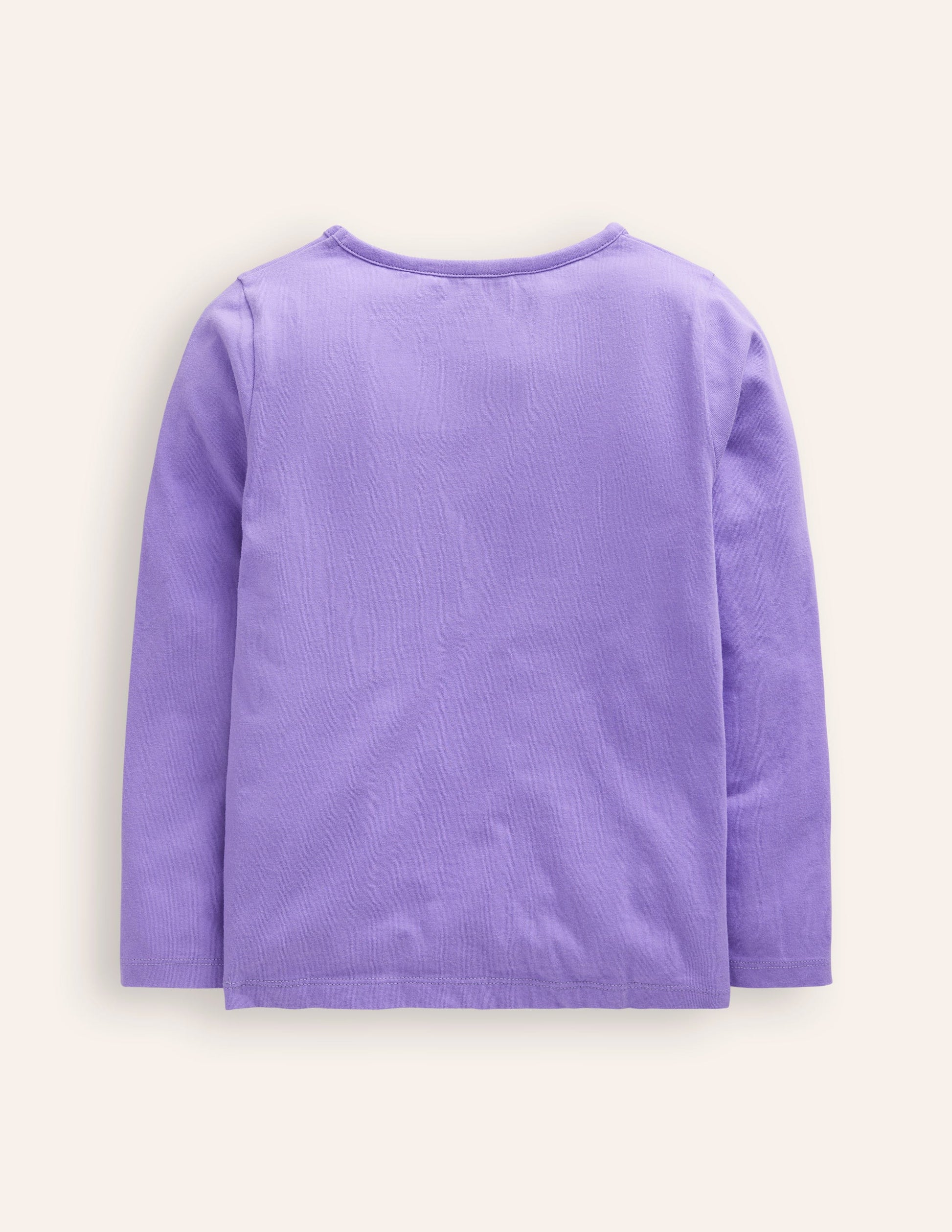 Printed Graphic T-Shirt-Aster Purple Pasta-2
