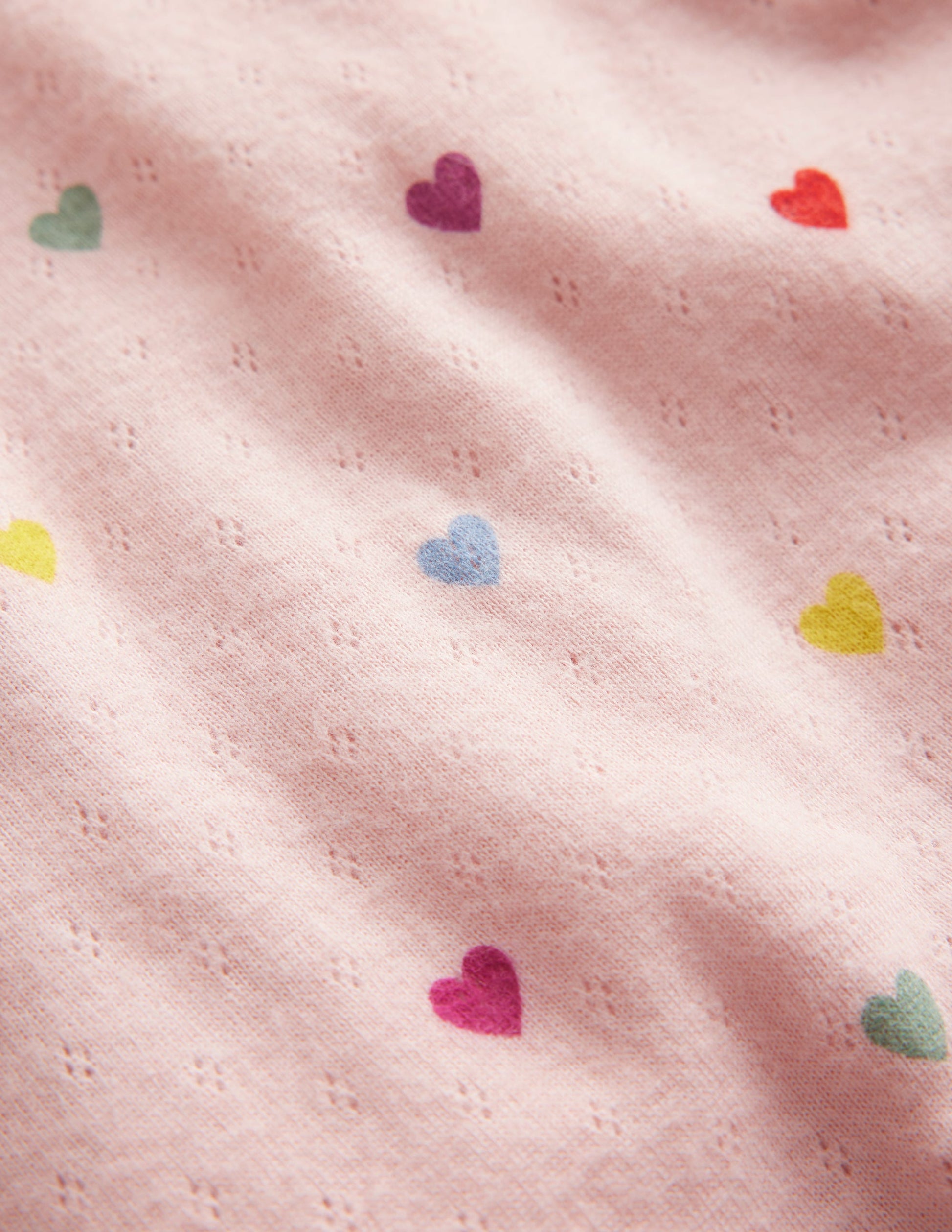 Henley Pointelle Top-Provence Pink Hearts-3