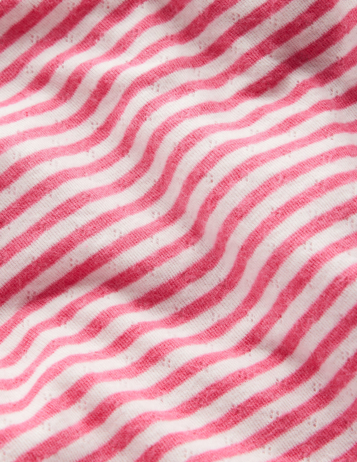 Long Sleeve Pointelle Top-Ivory/ Rose Petal Pink-3