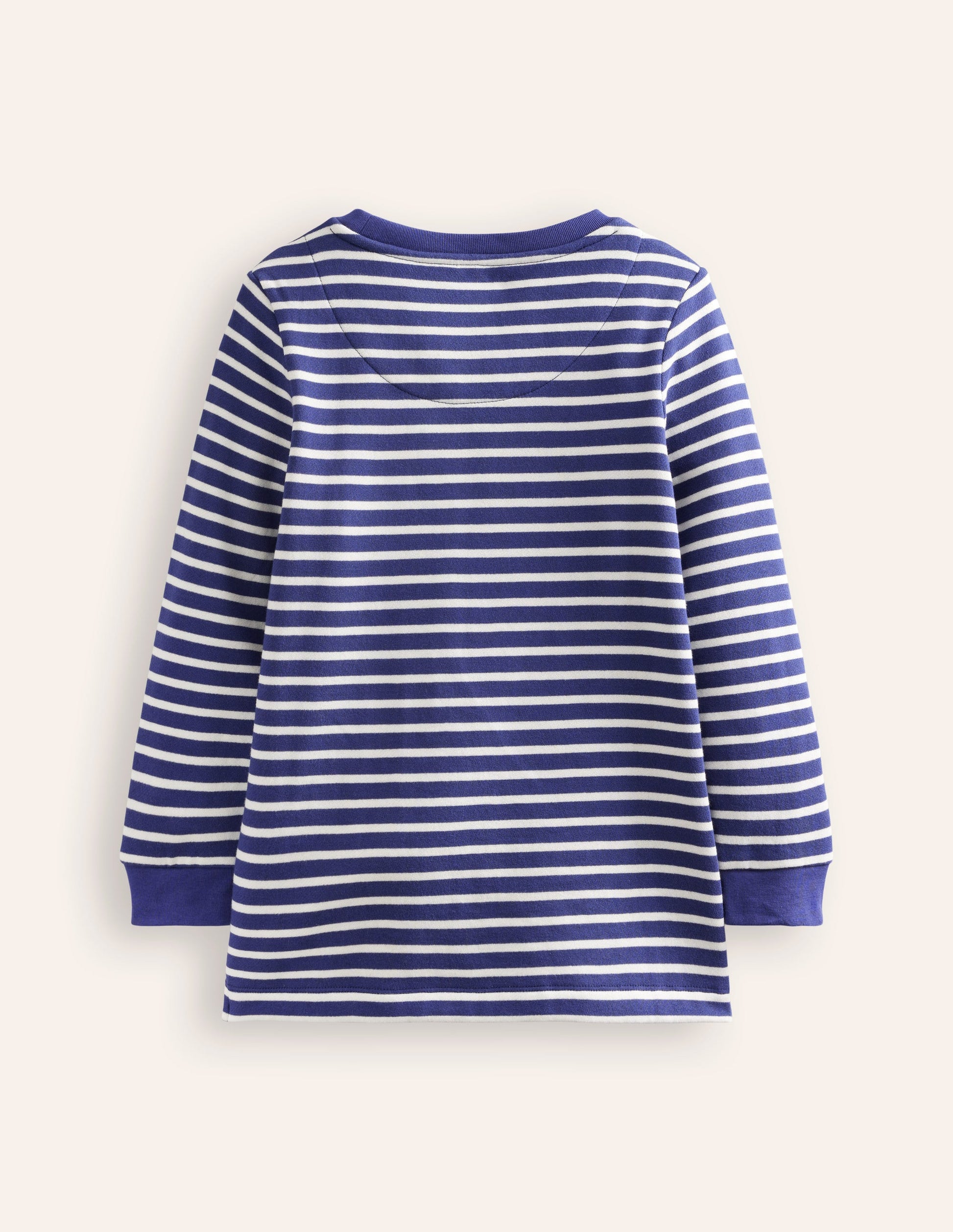 Appliqué Bag Tunic-Soft Starboard Blue/ Ivory Dog-3