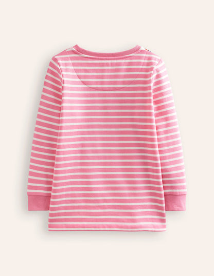 Appliqué Bag Tunic-Cosmos Pink/ Ivory Apple-2