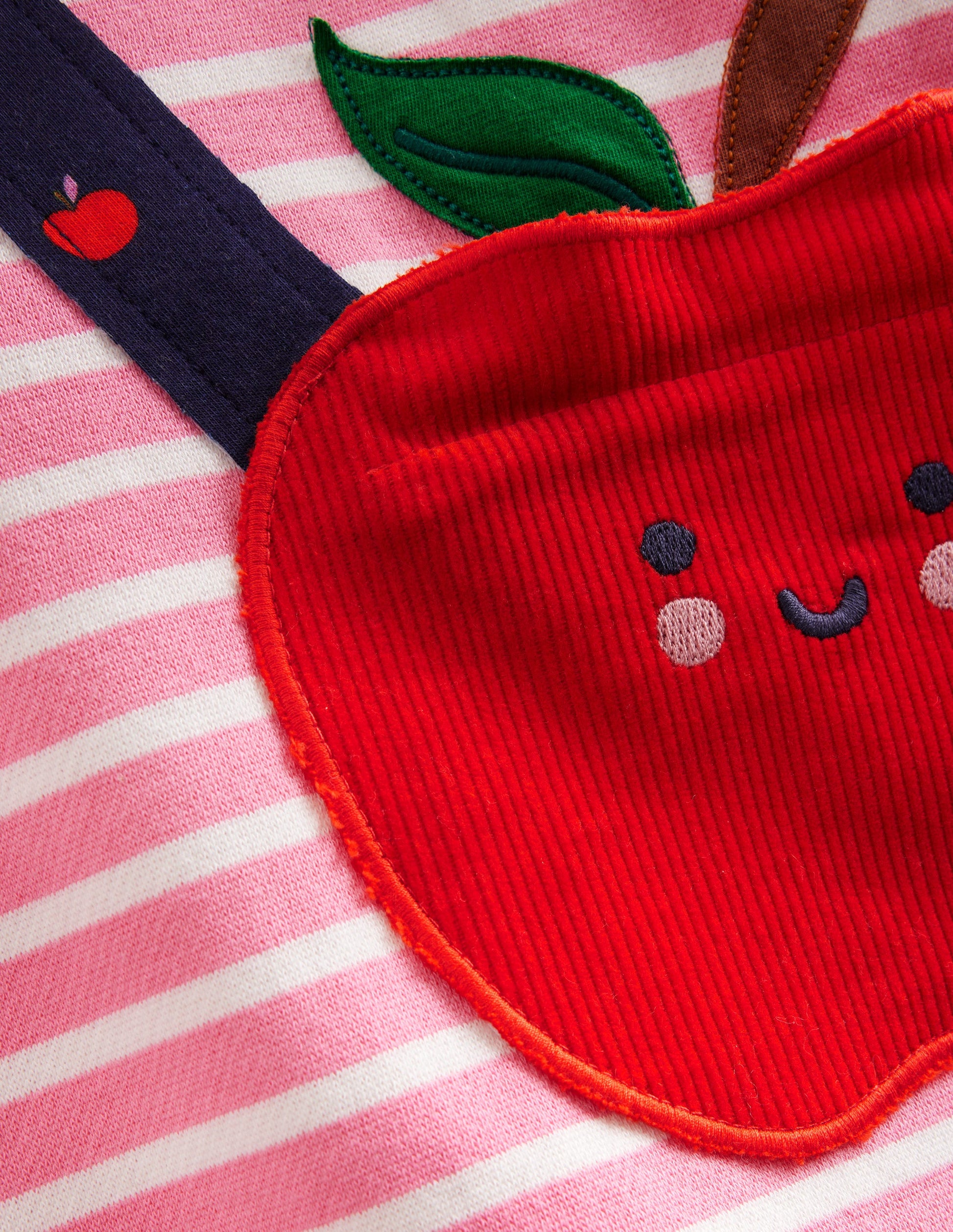 Appliqué Bag Tunic-Cosmos Pink/ Ivory Apple-3