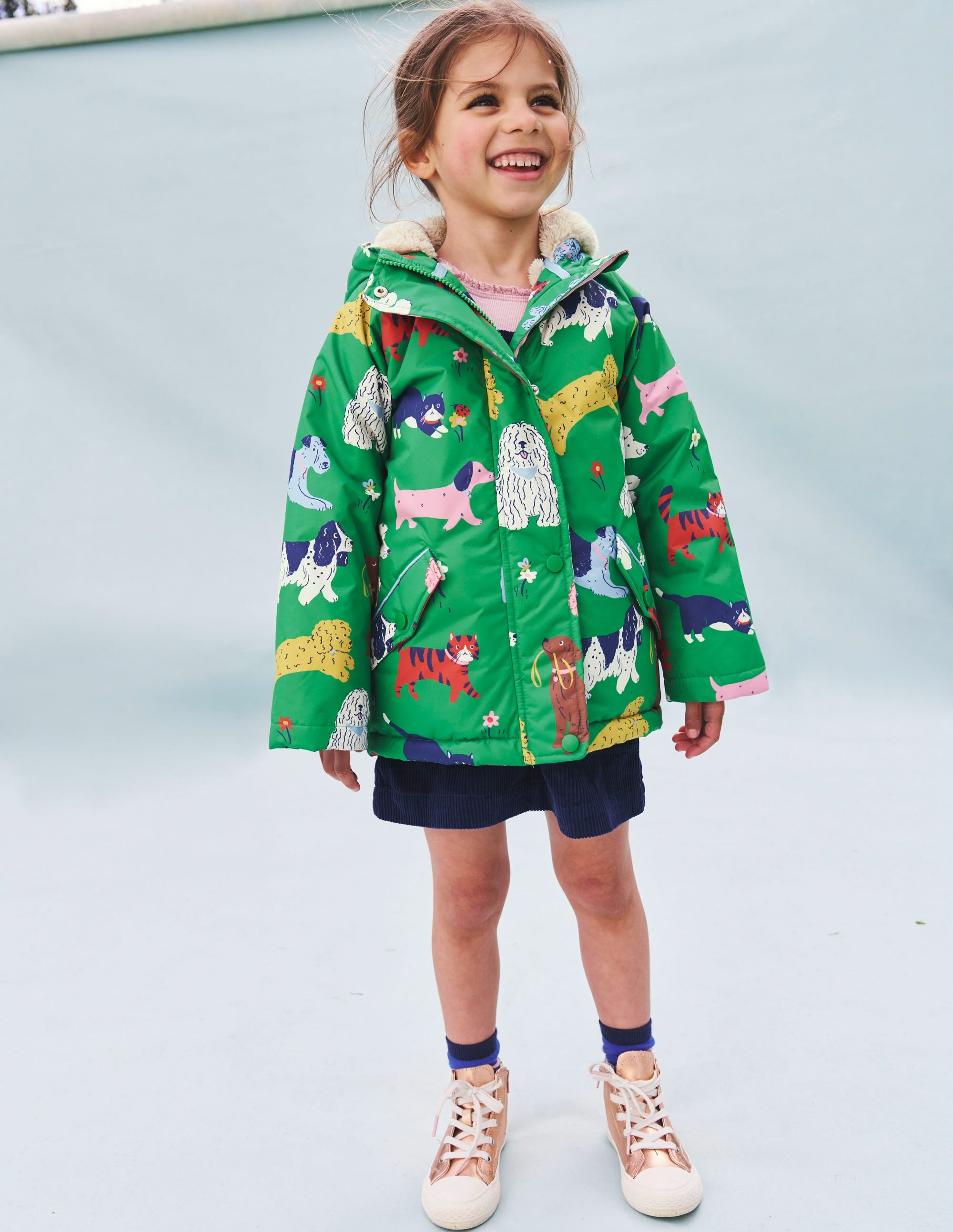 Sherpa Lined Anorak-Green Park Play Pets - Image 6