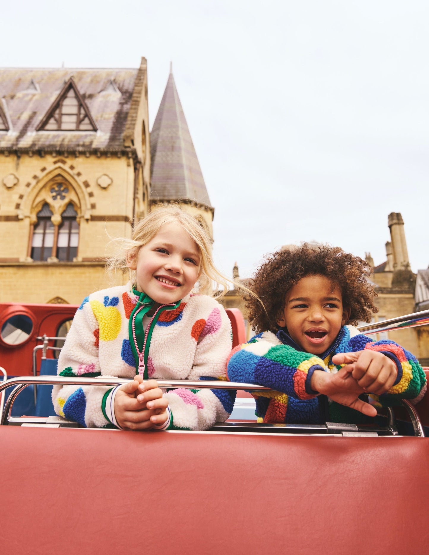 Eden Borg Zip-through Jacket-Multi Large Apples