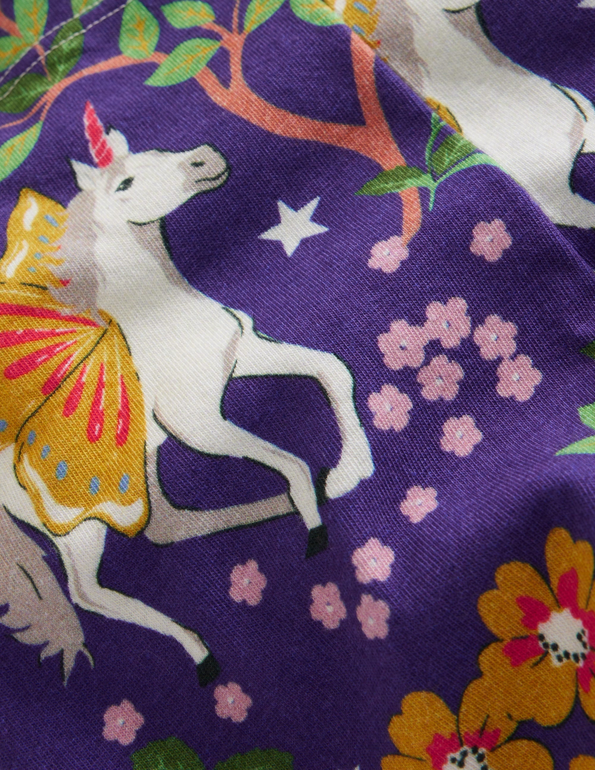 Everyday Fun Leggings-Blue Enchanted Unicorn - Image 3