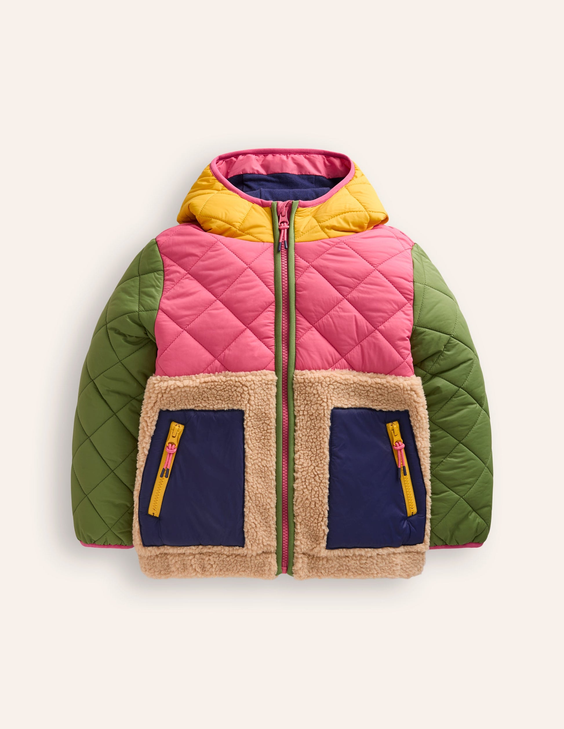 Annabelle Borg Mix Jacket-Multi Colourblock-1
