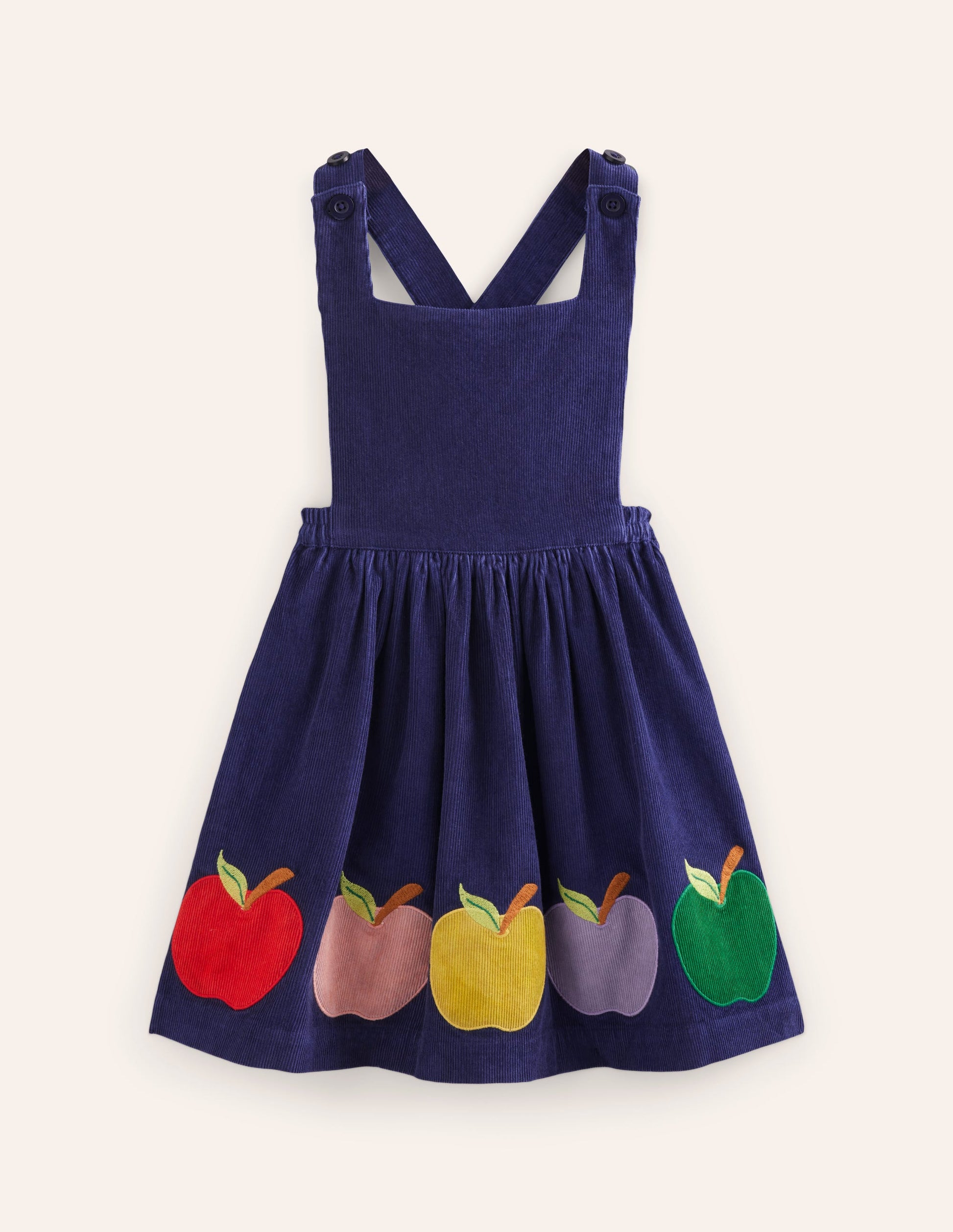 Lucilla Pinafore Dress-Starboard Blue-1