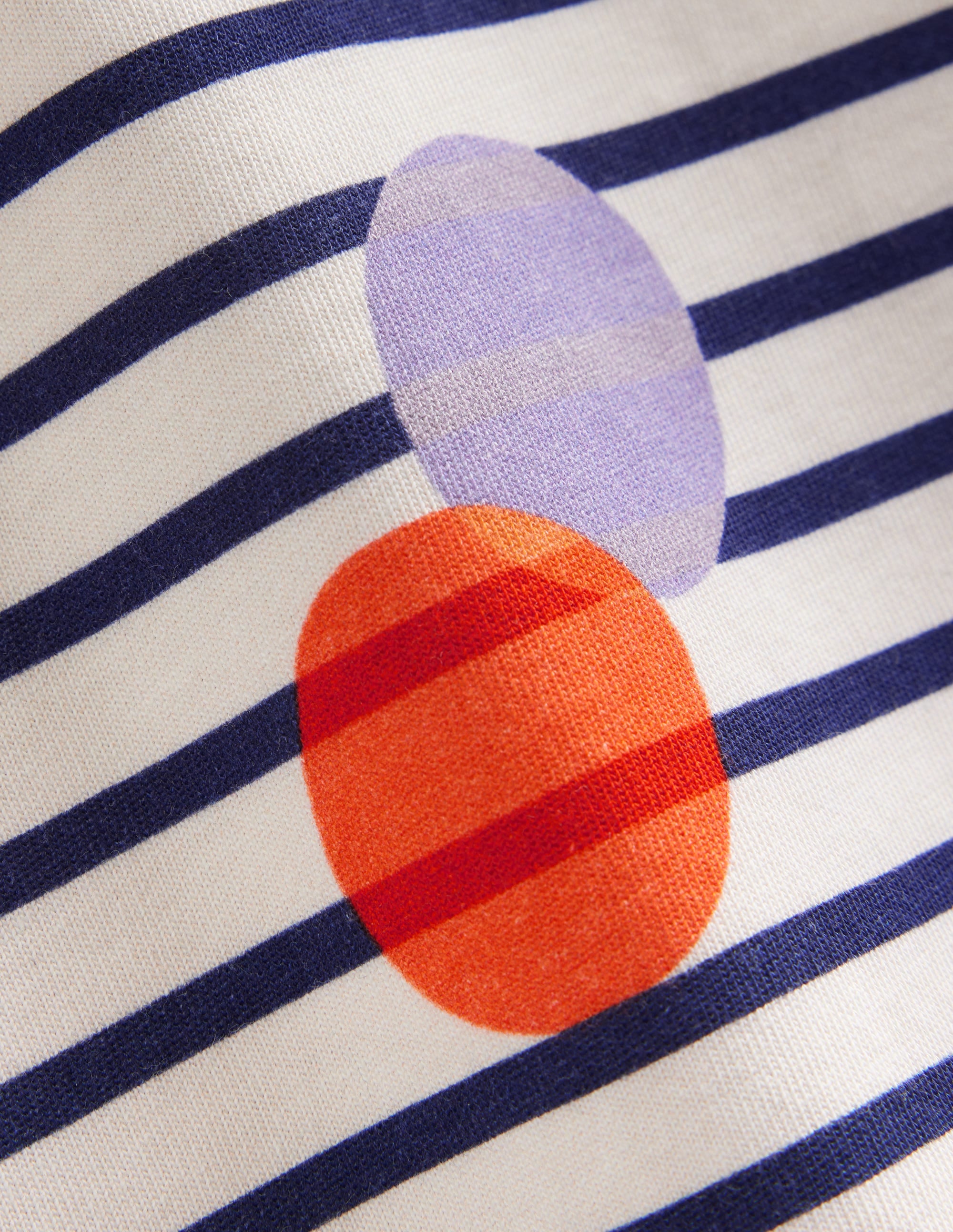 Fun Breton Dress-Multi Spot Stripe - Image 3