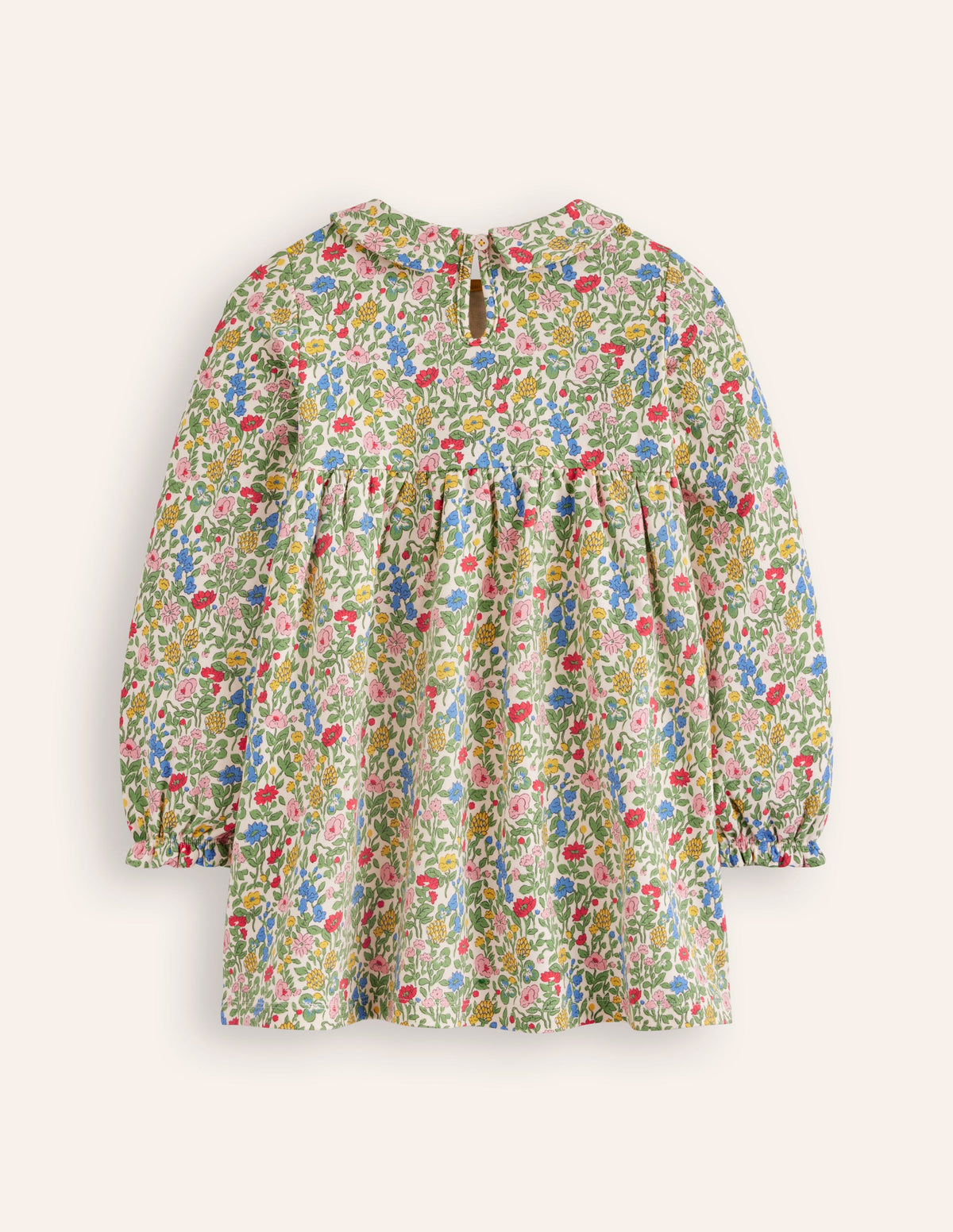 Collared Tunic-Multi Meadow Floral-4