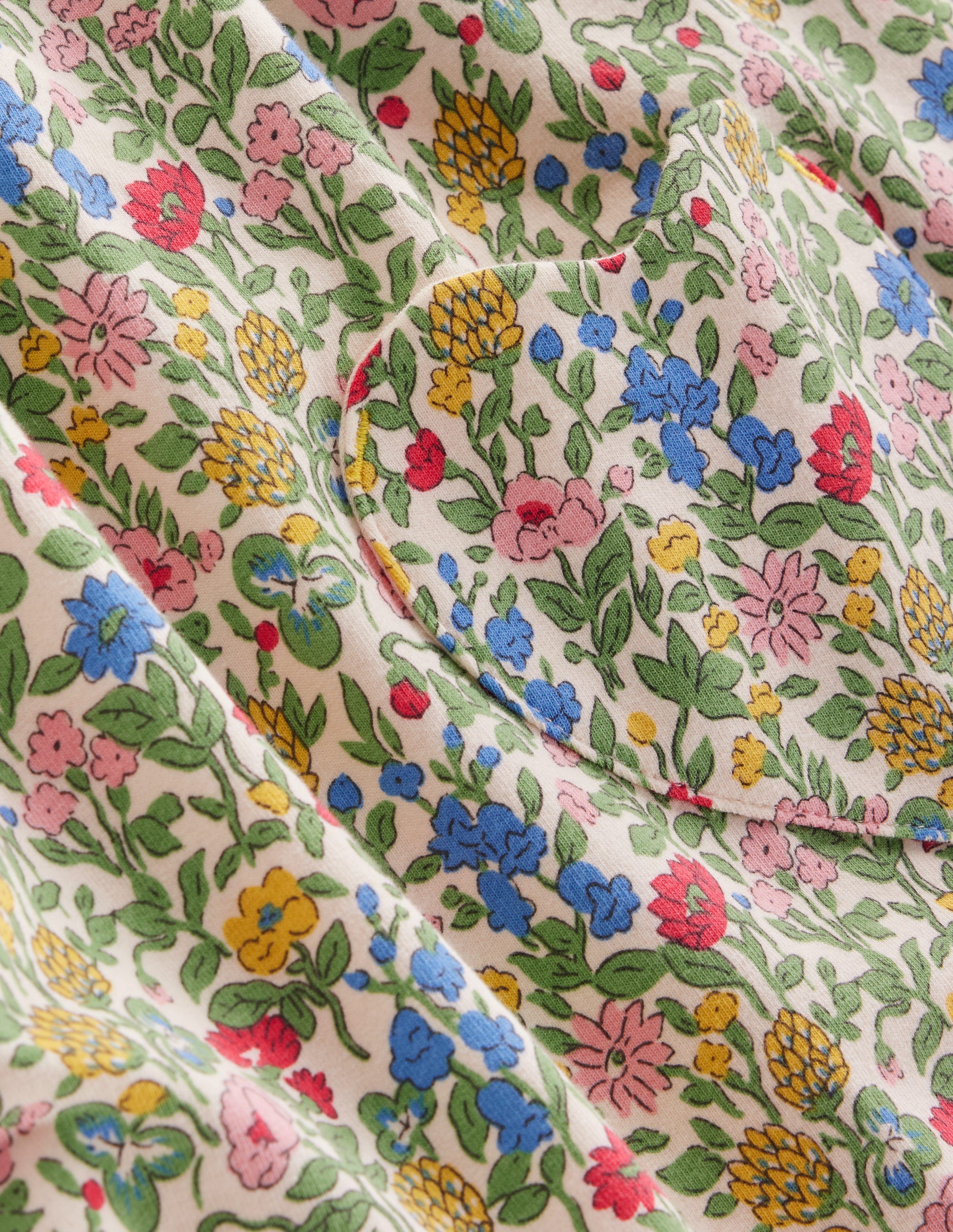 Collared Tunic-Multi Meadow Floral - Image 5
