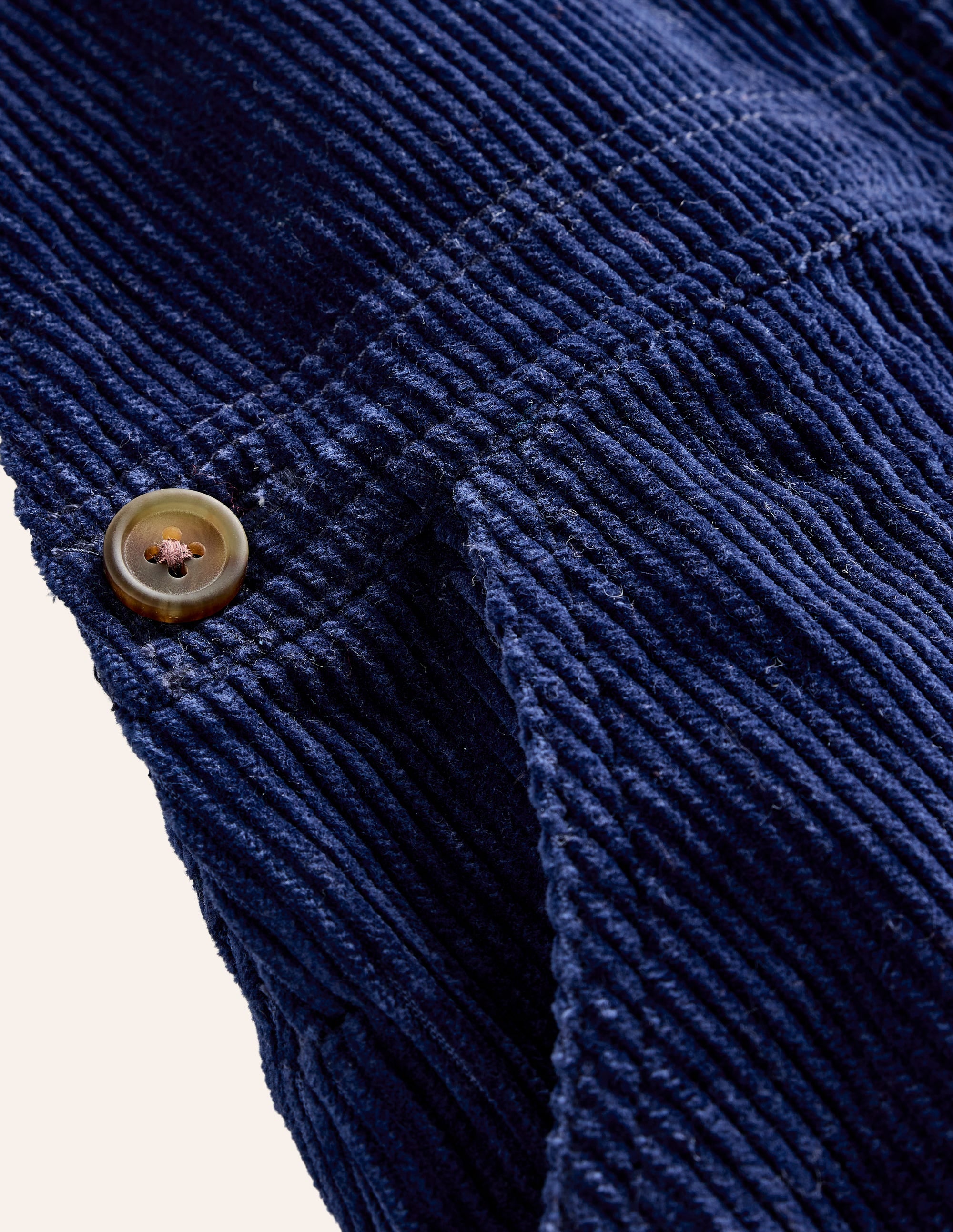 Dungaree Dress-College Navy Cord - Image 3