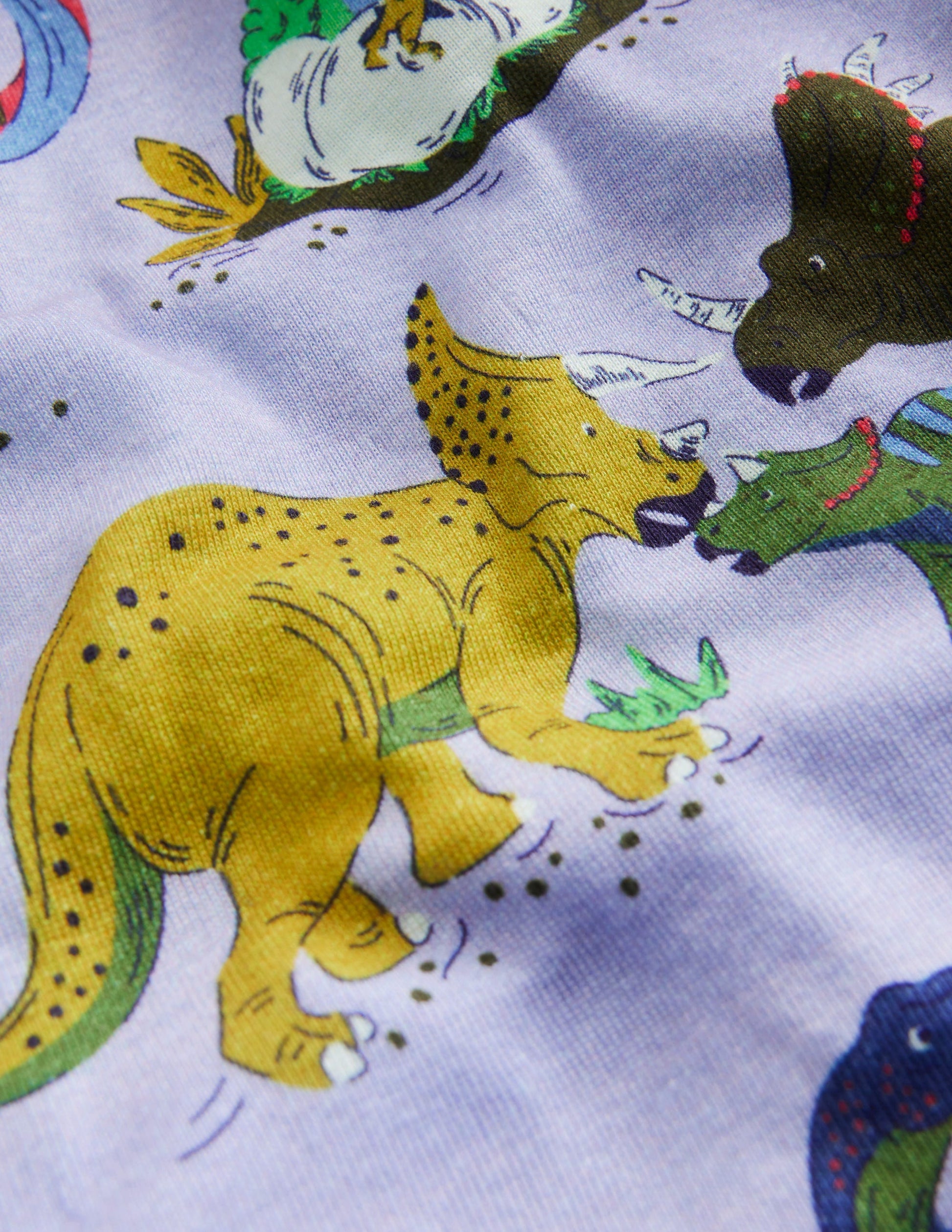Snug Long John Pyjamas-Lilac Dino Family-3