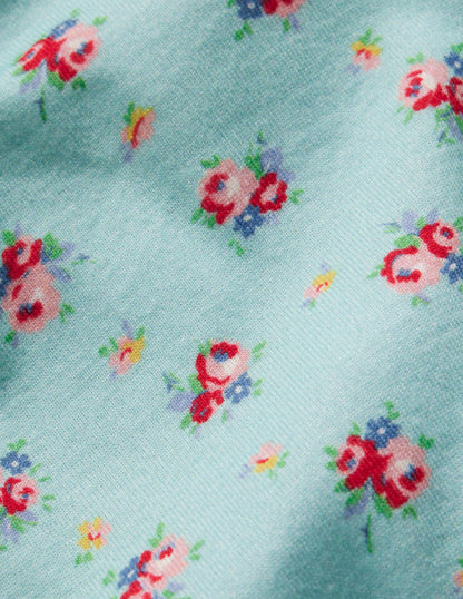 Twin Pack Snug Pyjamas-Spearmint Bouquet-3