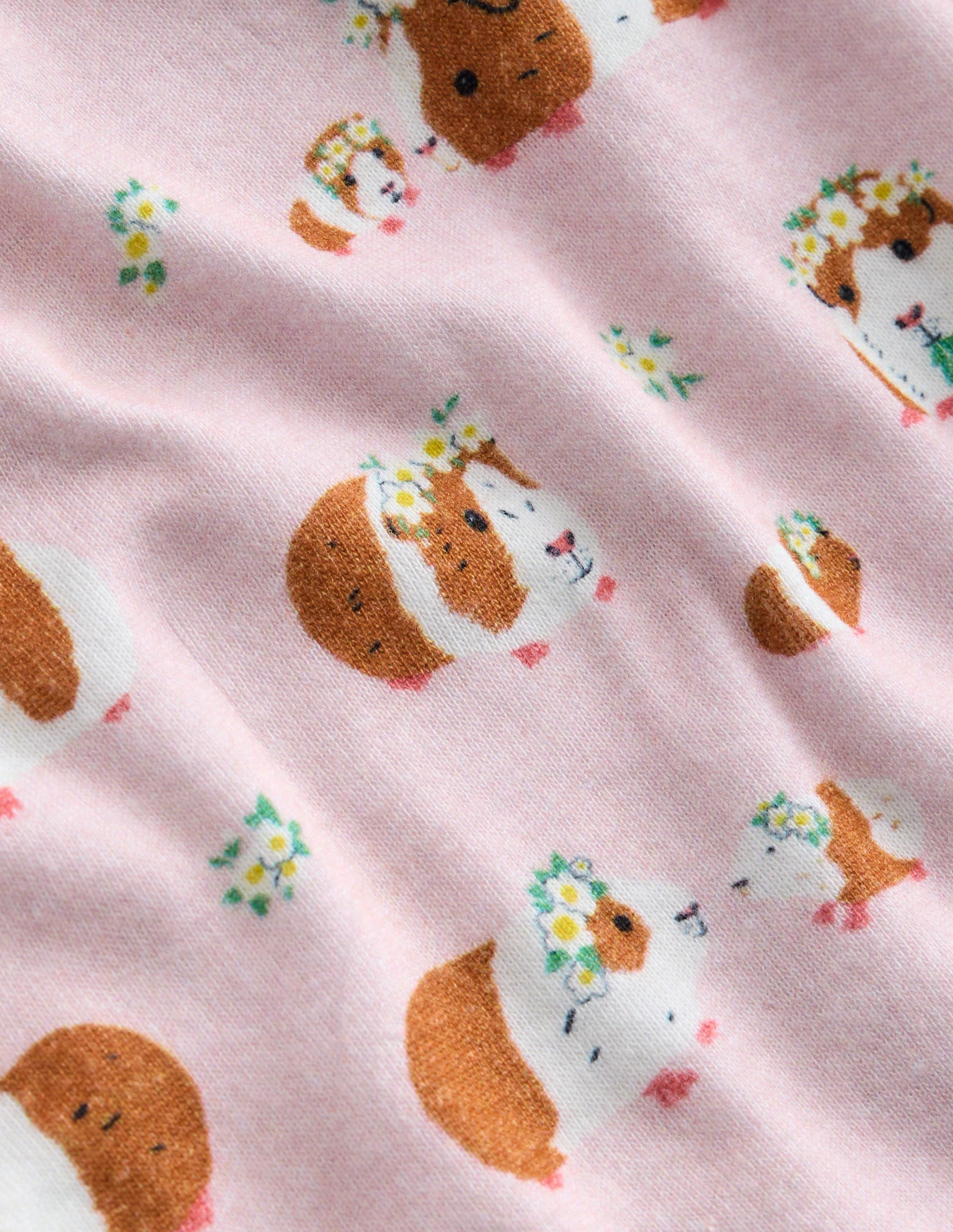 Twin Pack Snug Pyjamas-Ballet Pink Guinea Pigs - Image 3