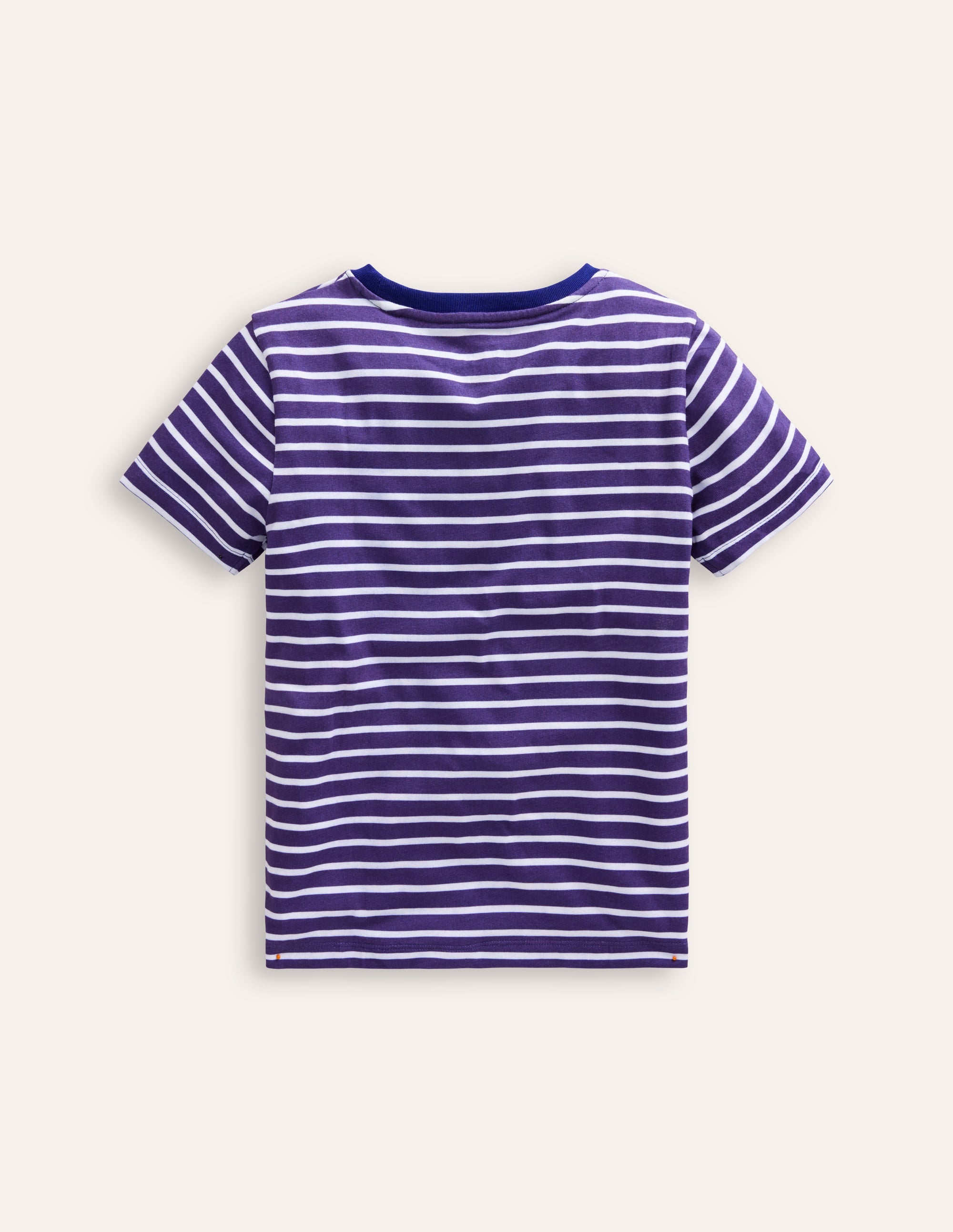 Appliqué T-Shirt-Sapphire/ Ivory Stationary - Image 2