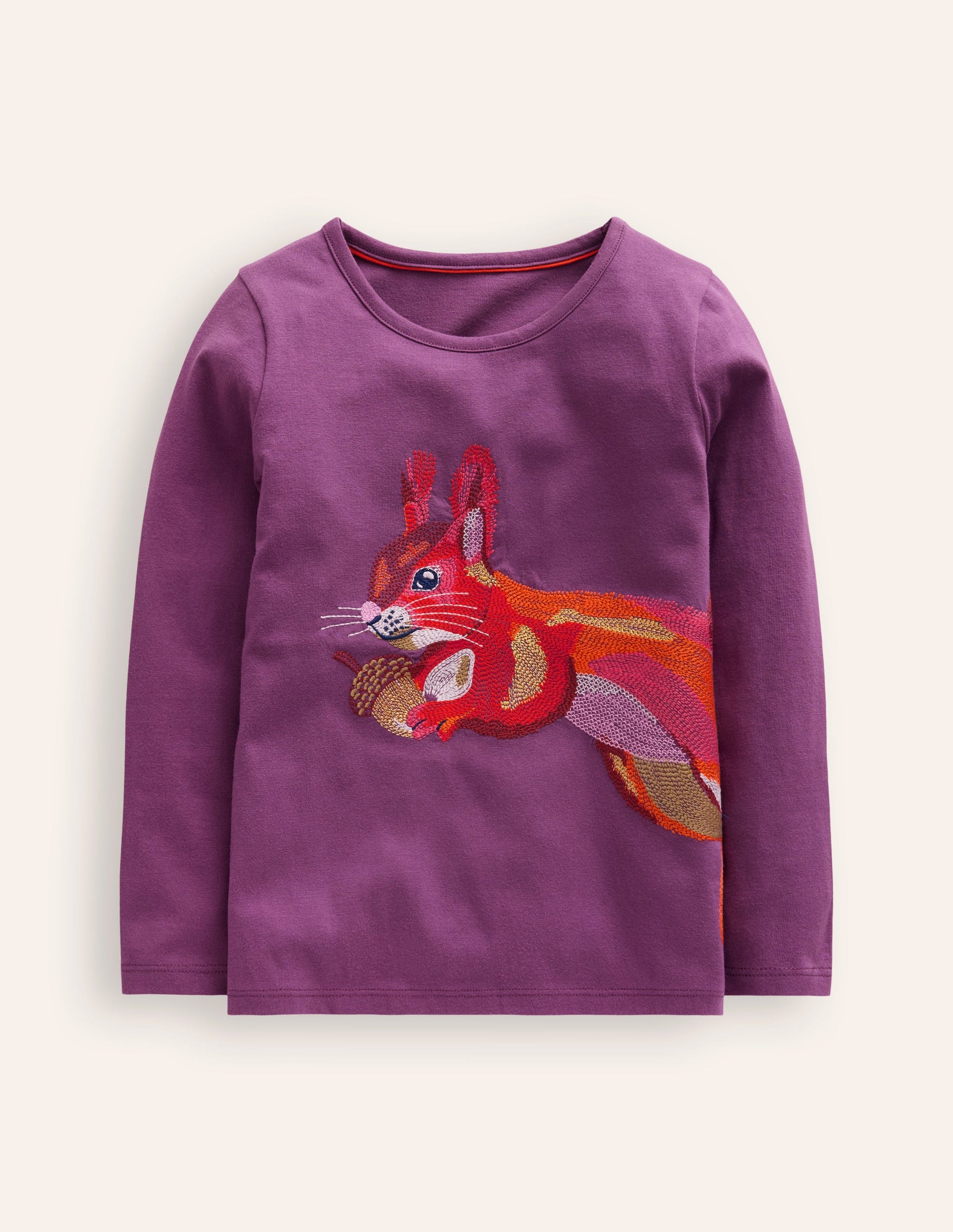 Front & Back T-shirt-Bramble Purple Squirrel-1