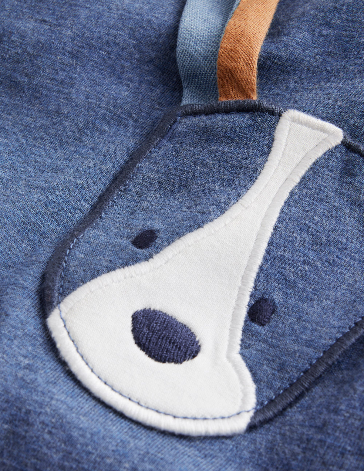 Appliqué Motif T-shirt-Starboard Blue Marl - Image 5