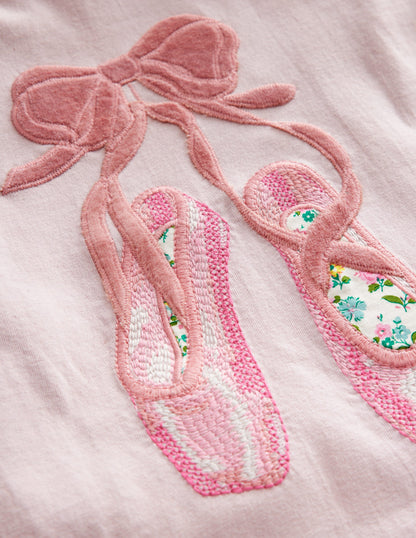 Puff Sleeve Logo Top-French Pink-3