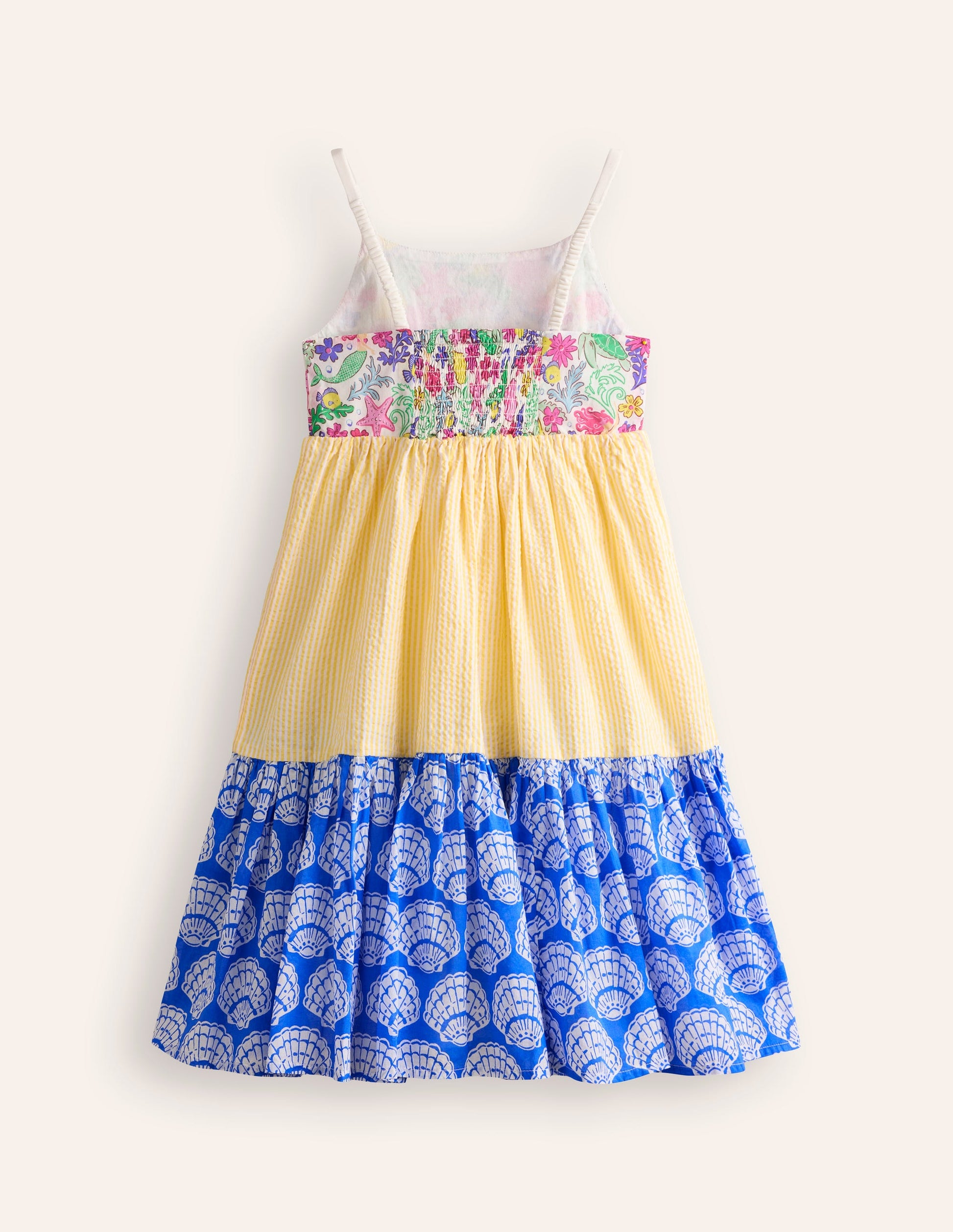 Deadstock Dresses-Blue Seashell Hotchpotch-2