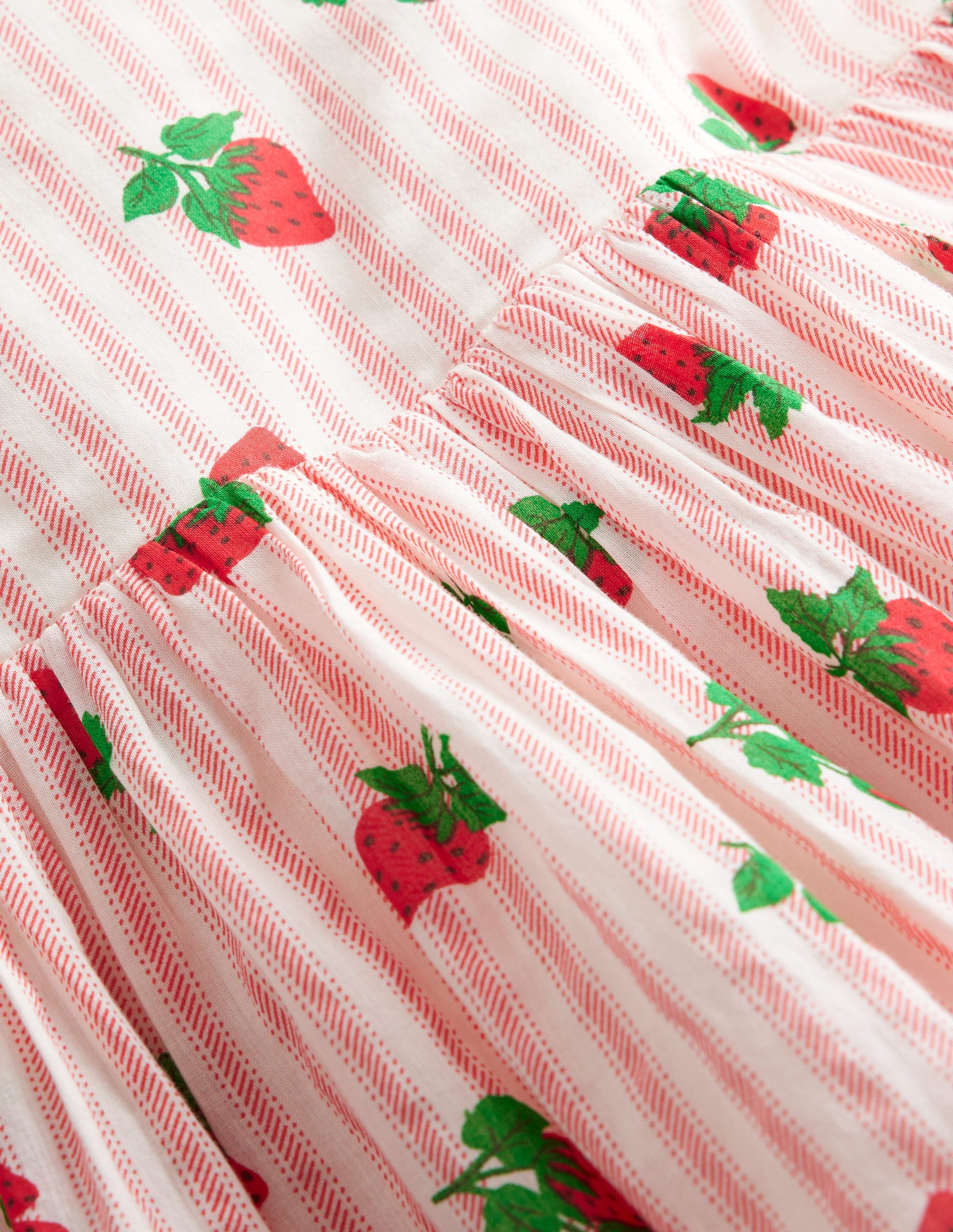Cross-Back Dress-Vintage Strawberry Stripe-3
