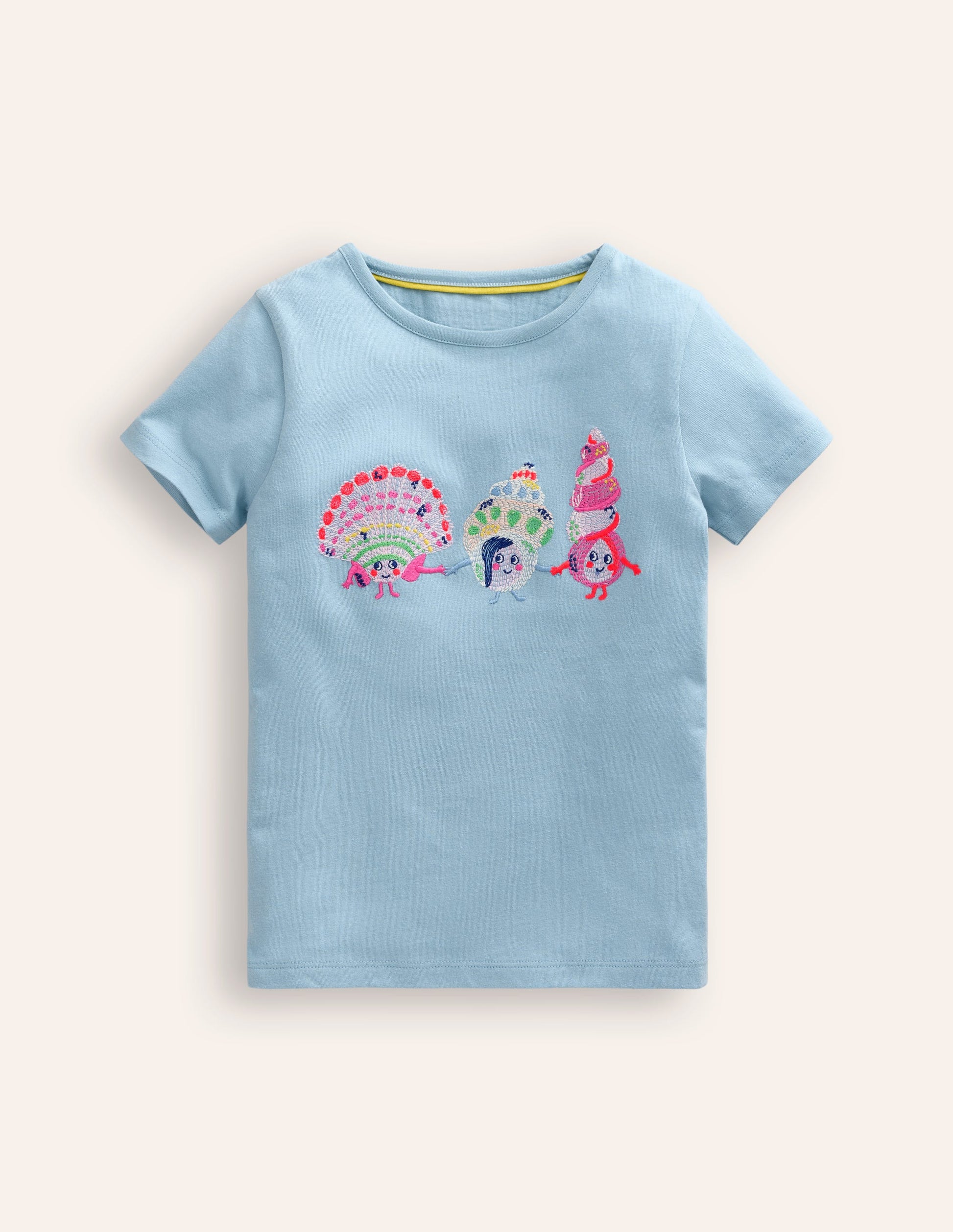 Superstitch Logo T-Shirt-Vintage Blue-1