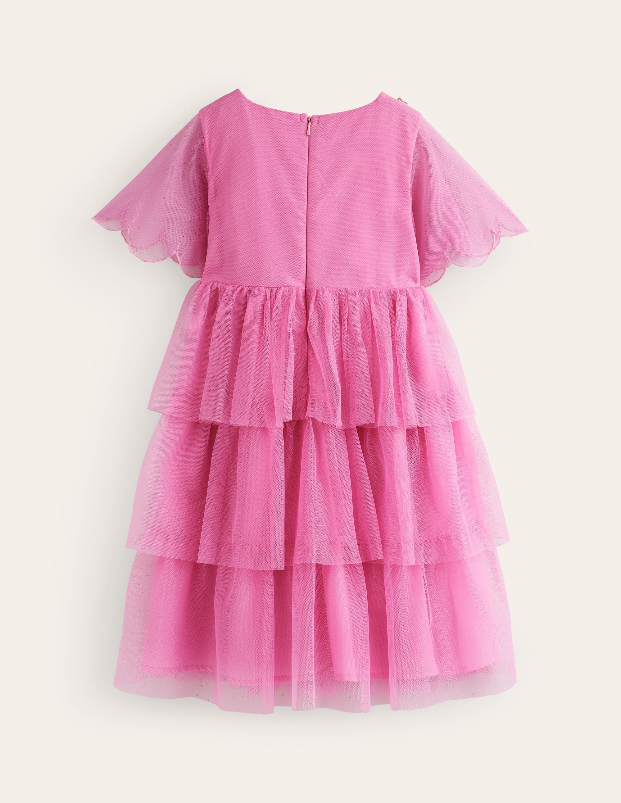 Butterfly Bodice Tulle Dress-Formica Pink Butterfly - Image 2