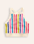 Stripe Knitted Top-Multi Stripe