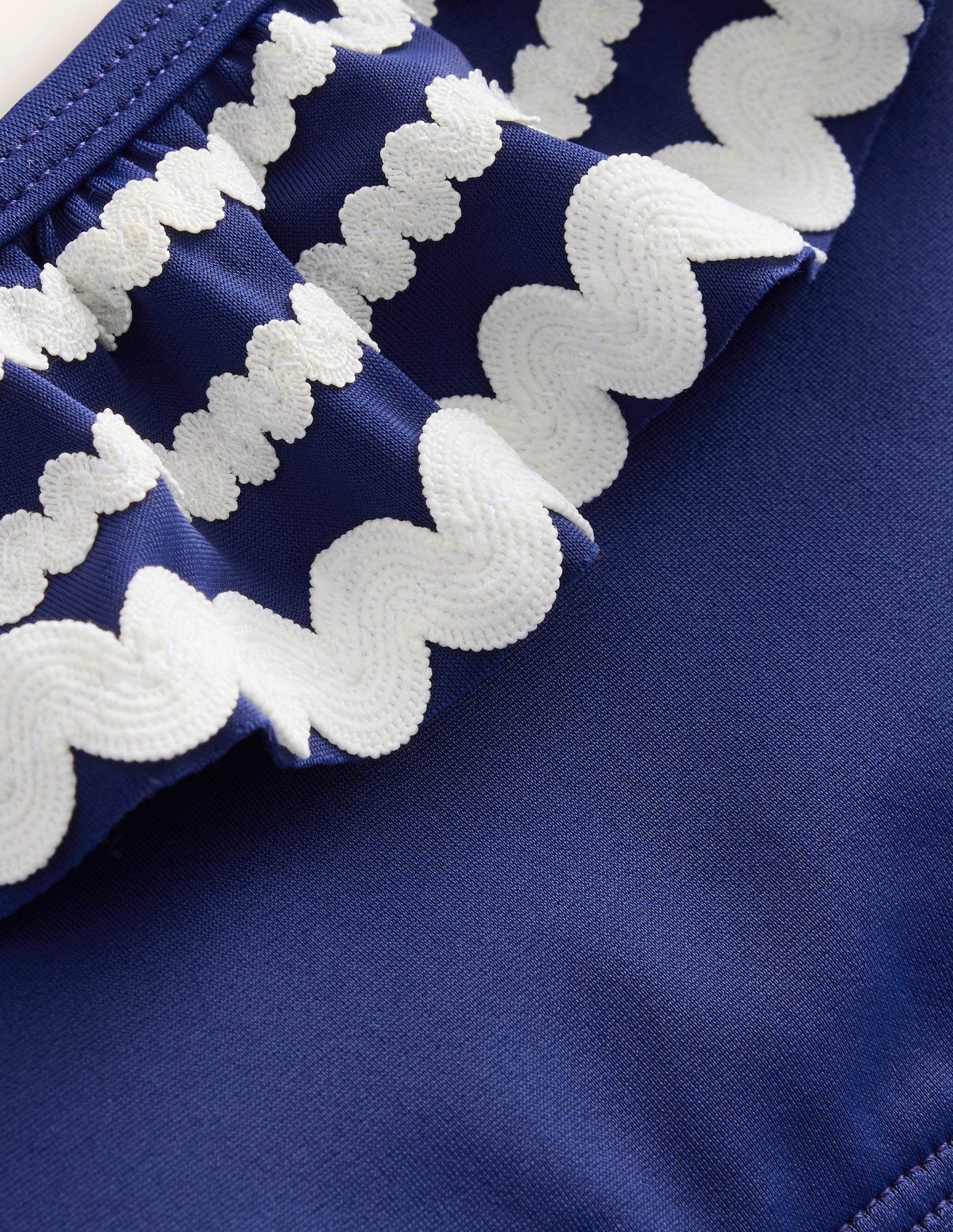 Ric Rac Frilly Bikini-Sapphire Blue-3