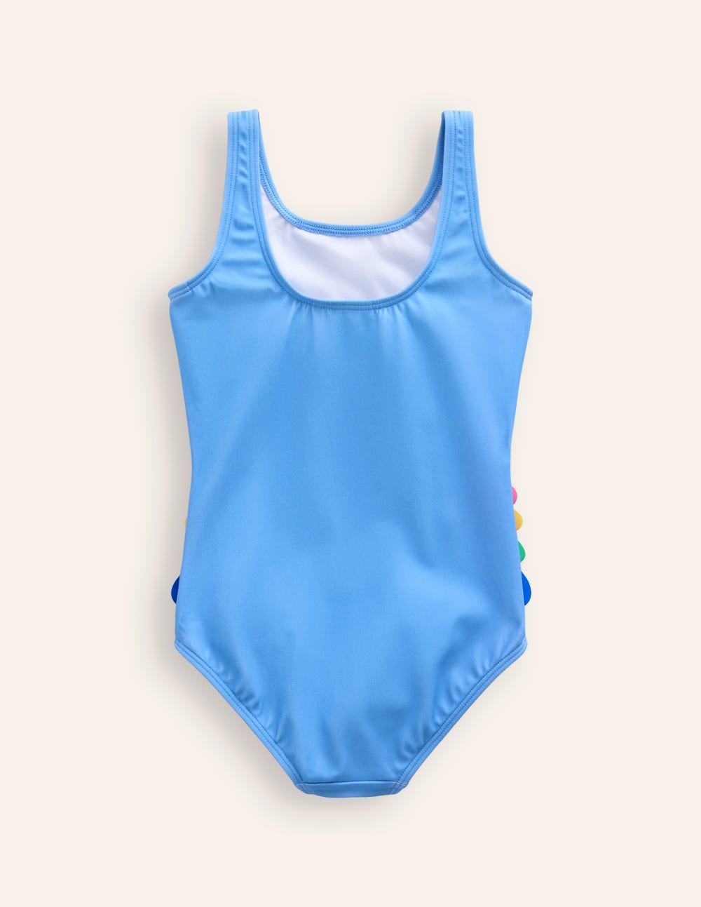 Fun Appliqué Swimsuit-Vintage Blue Parrots - Image 2