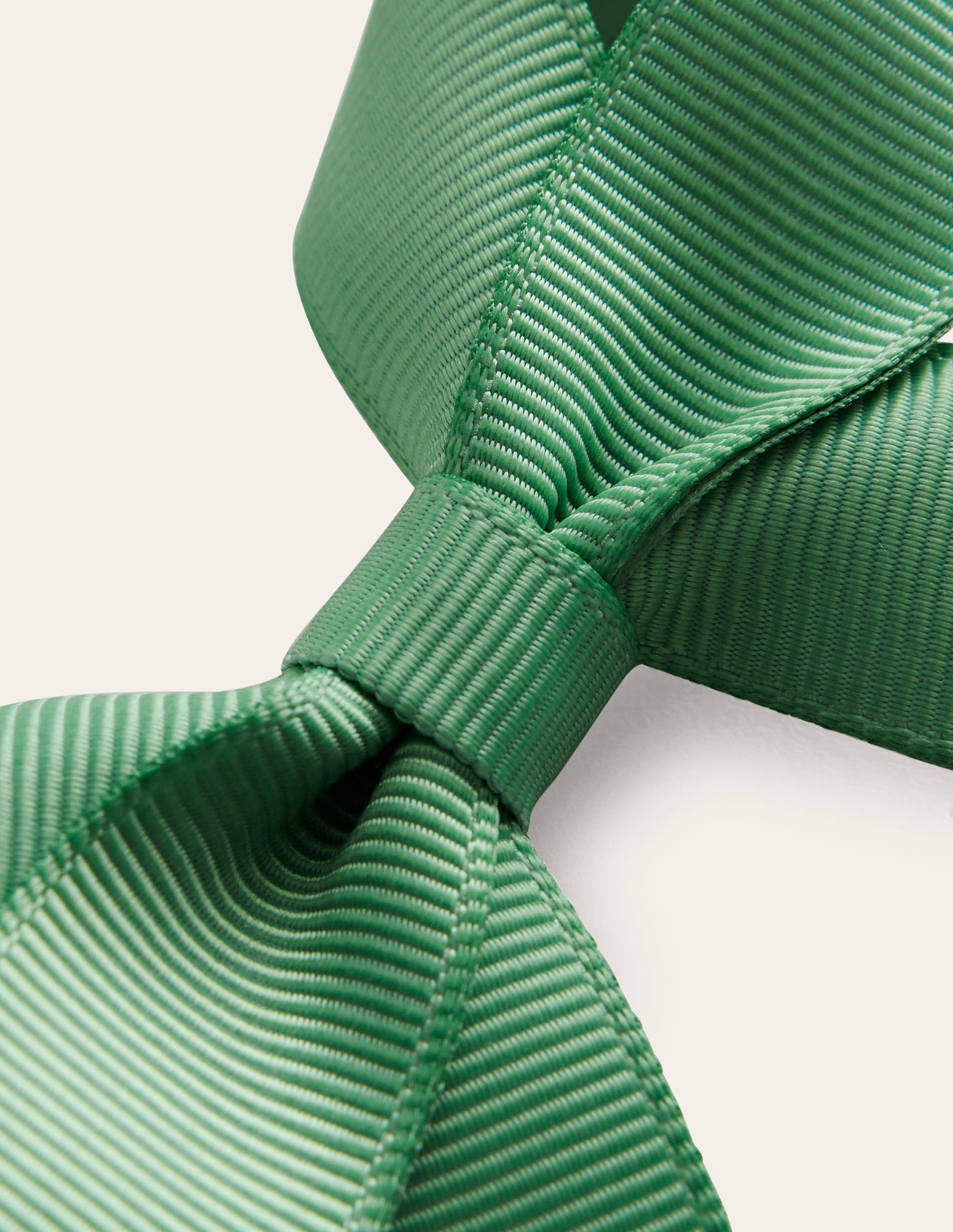 Grosgrain Hair Bow-Veridian Green-3