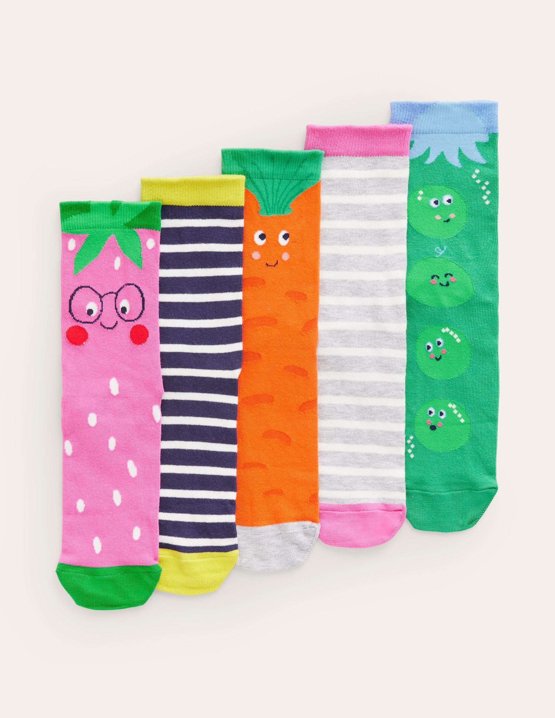 Socks 5 Pack-Fruit and Vegetable-1